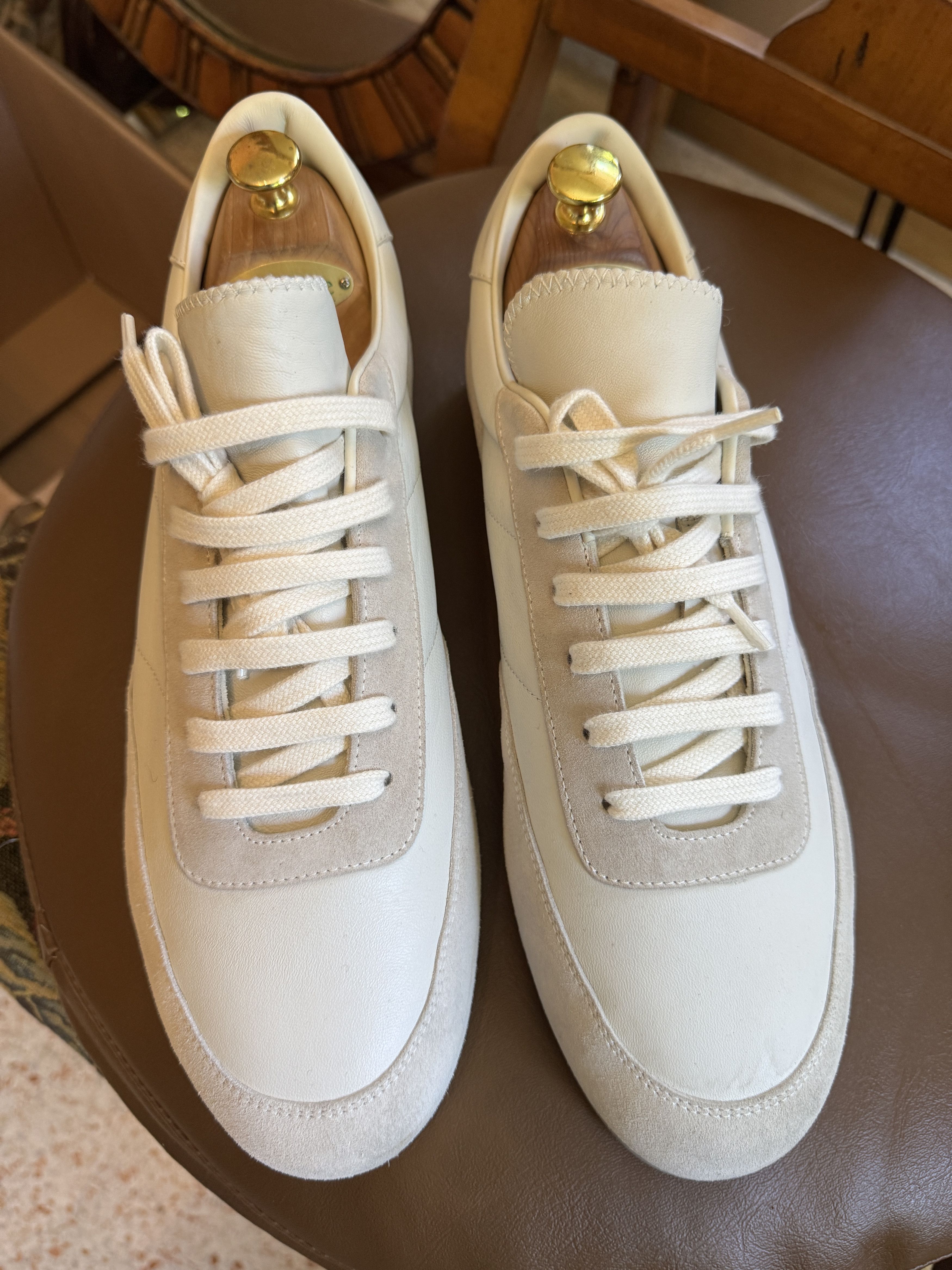 Common Projects Minimal Runner in off-white Size US 12 / EU 45 - 3 Thumbnail