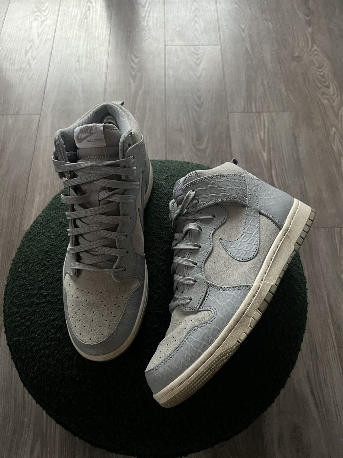 Japanese Brand × Nike ‼️Nike Dunk High CMFT Premium Zoom Python Grey Pattern Shoes‼️ Size US 9.5 / EU 42-43 - 7 Thumbnail