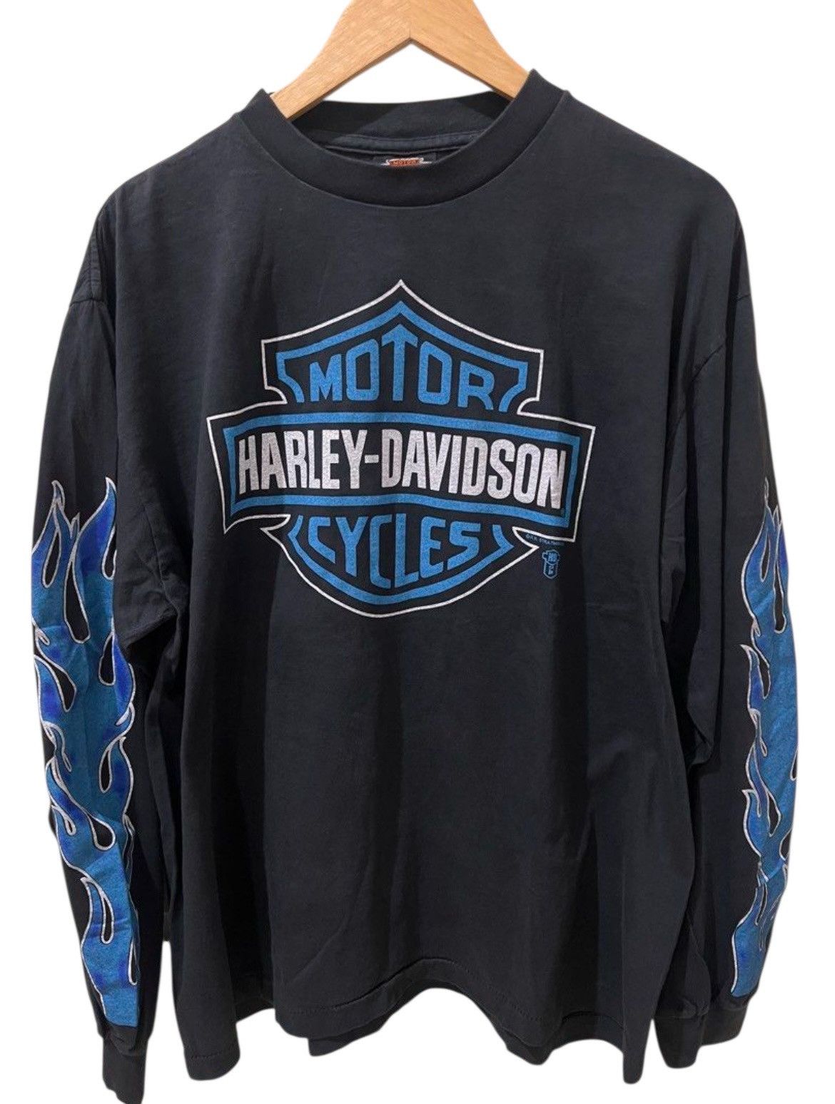 Harley Davidson Vintage Harley Davidson Longsleeve T-shirt Size US XL / EU 56 / 4 - 1 Thumbnail