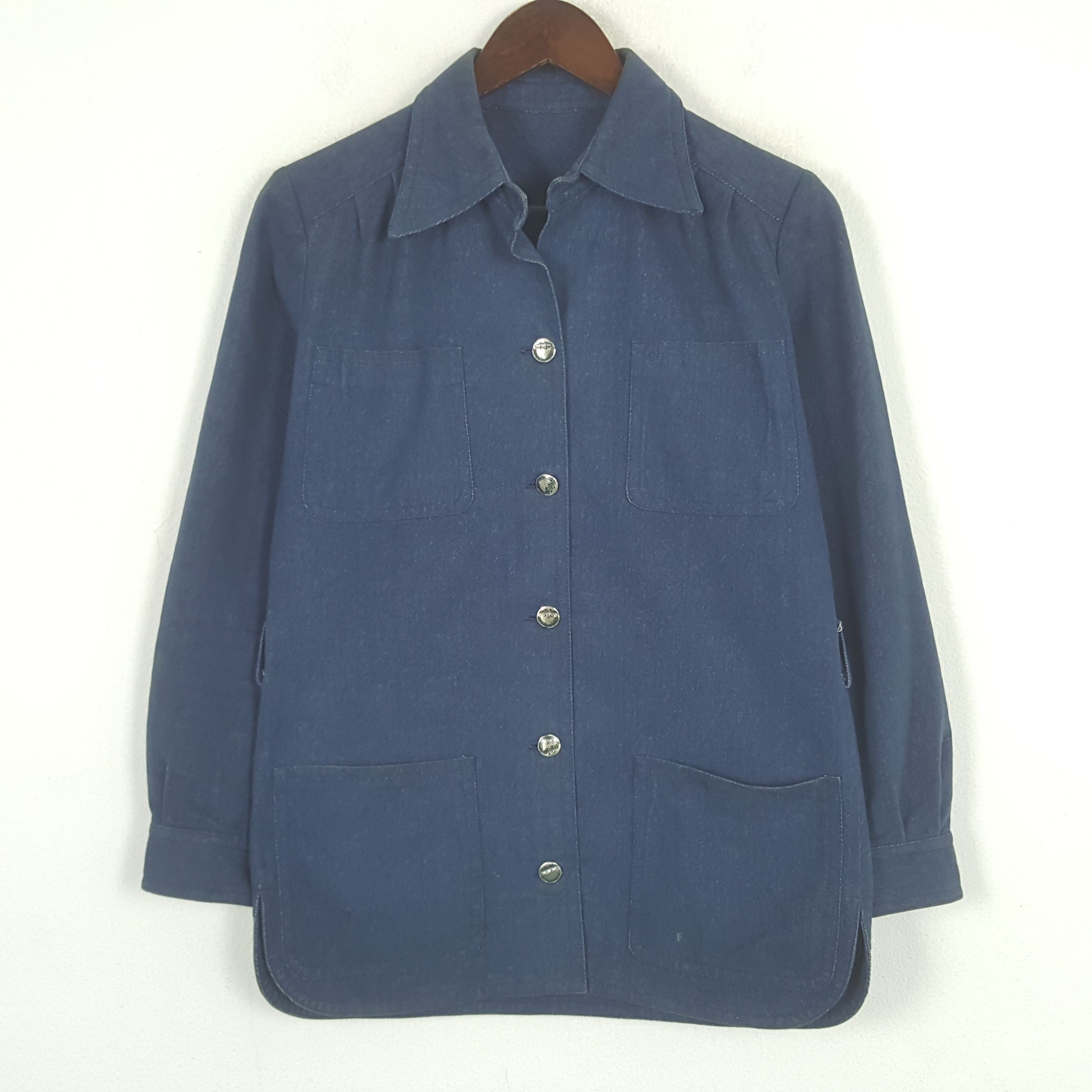 Other Vintage Japanese Jeans Button Up Shirt Size M / US 6-8 / IT 42-44 - 1 Thumbnail
