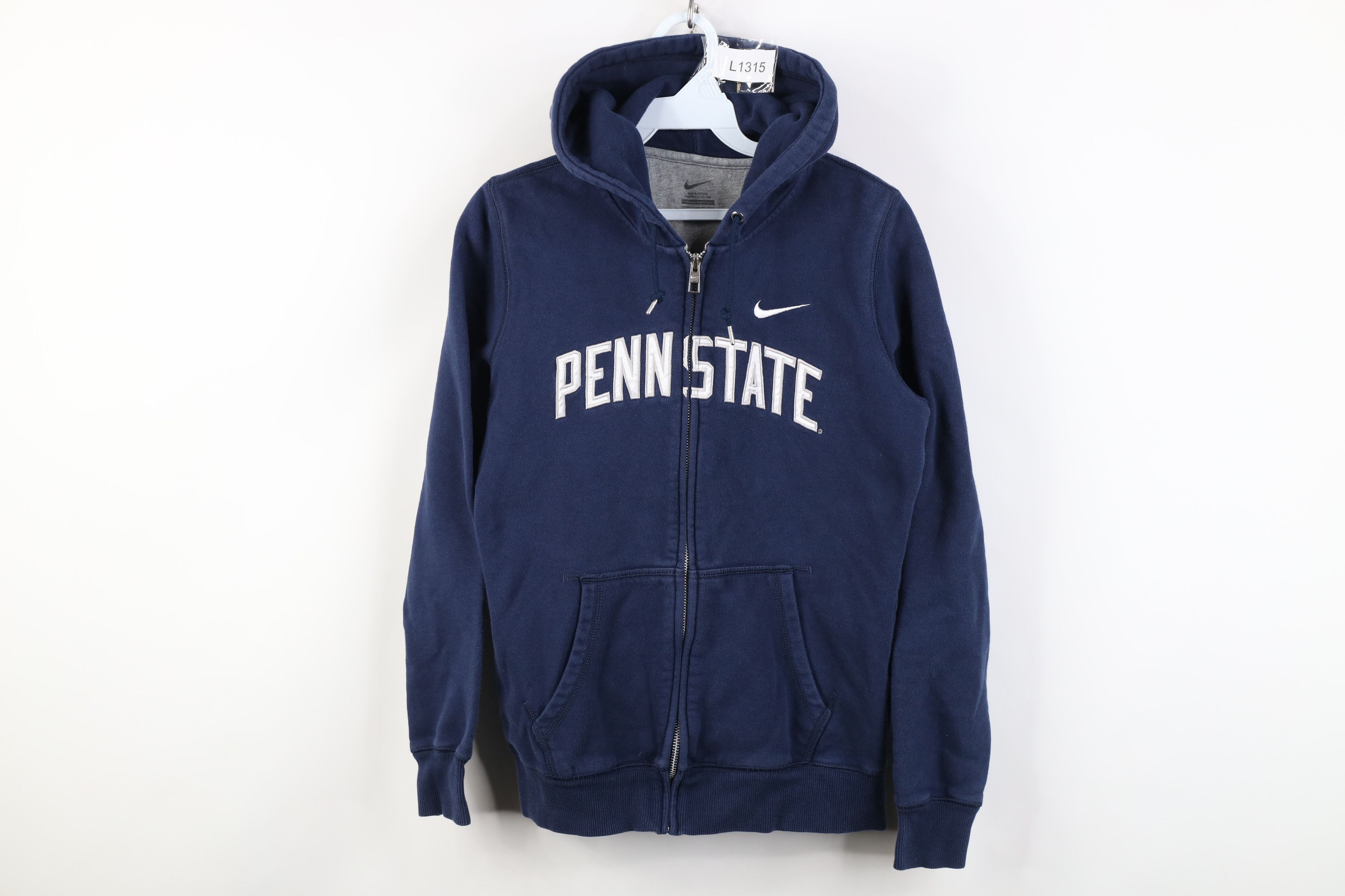Nike Vintage Nike Mini Swoosh Penn State University Zip Hoodie Size M / US 6-8 / IT 42-44 - 1 Thumbnail