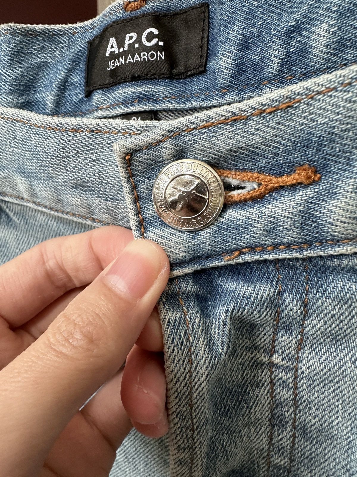 A.P.C. A.P.C. Blue Aaron Jeans Size 31 Size US 33 - 3 Thumbnail