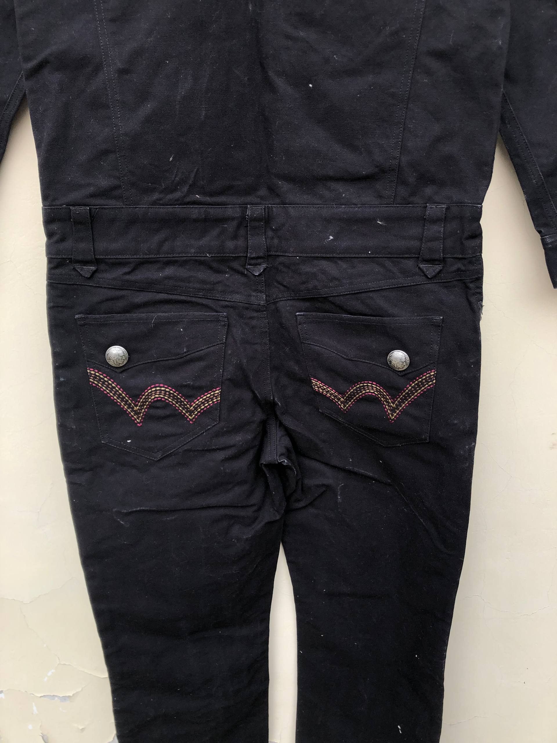 If Six Was Nine Indians Motorcycle Overalls Fading Jeans Size US 34 / EU 50 - 11 Thumbnail
