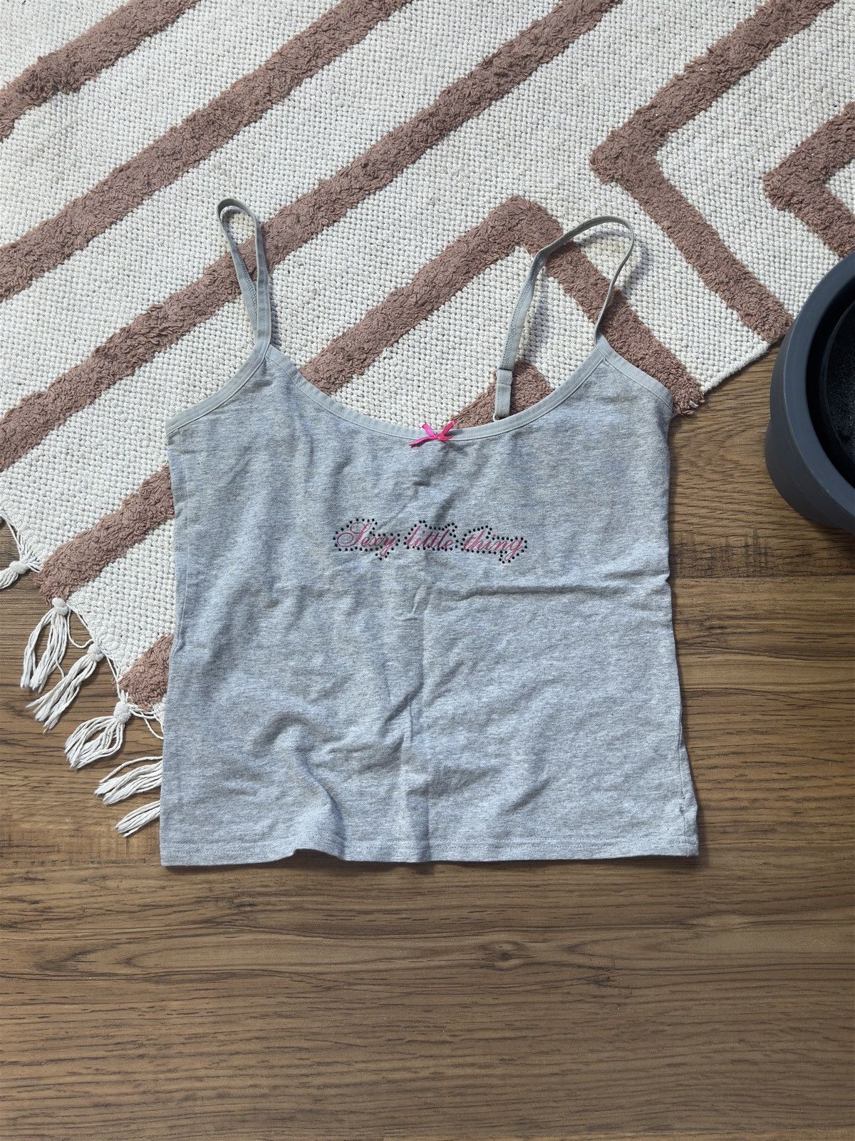 Vintage VINTAGE HUMOUR 2000s SEXY LITTLE THING TANK TOP Size M / US 6-8 / IT 42-44 - 1 Thumbnail