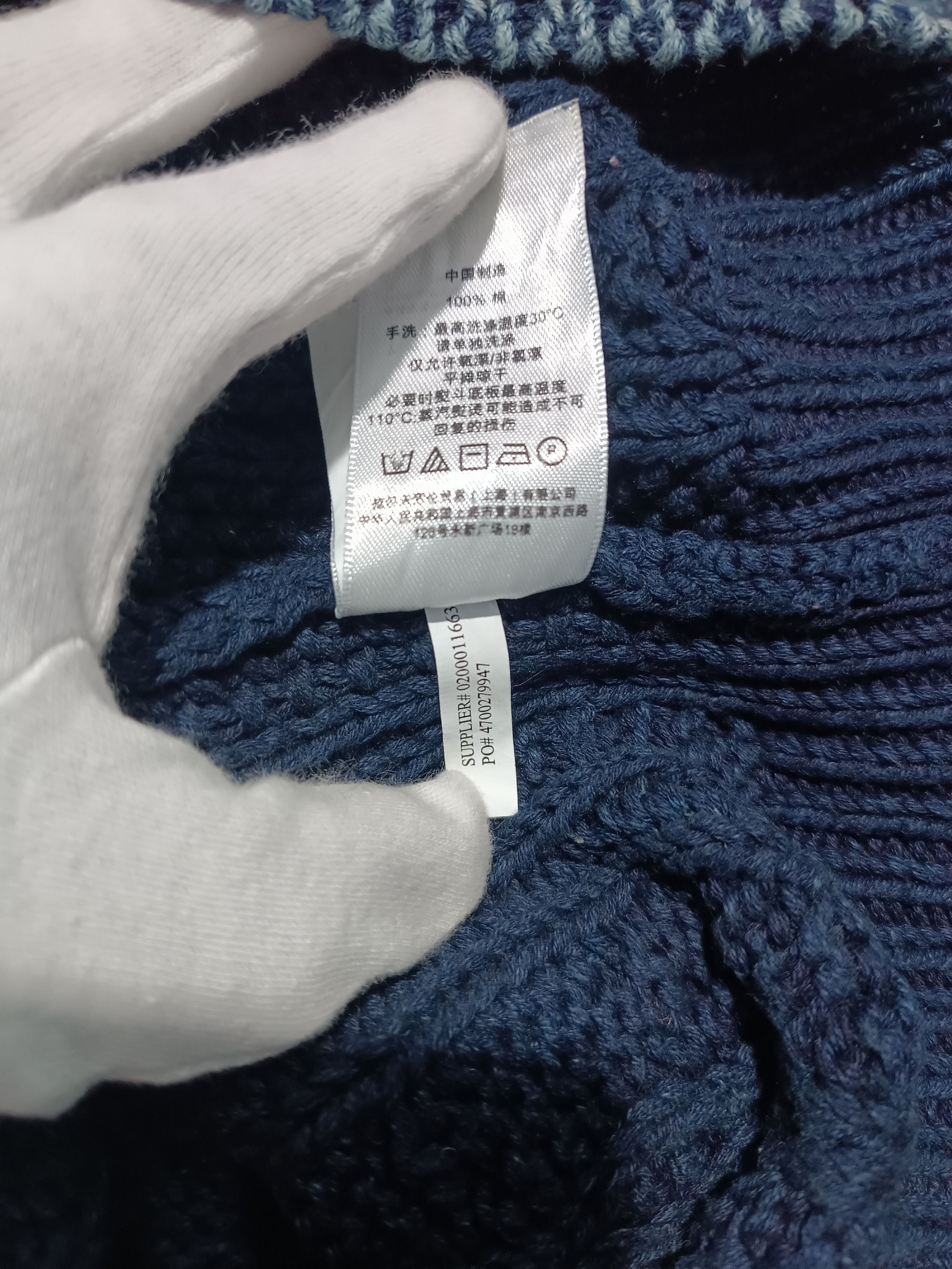 Denim & Supply Ralph Lauren Sweater Knit Indigo Dyed Wash Elbow Patch Denim Size US M / EU 48-50 / 2 - 7 Thumbnail