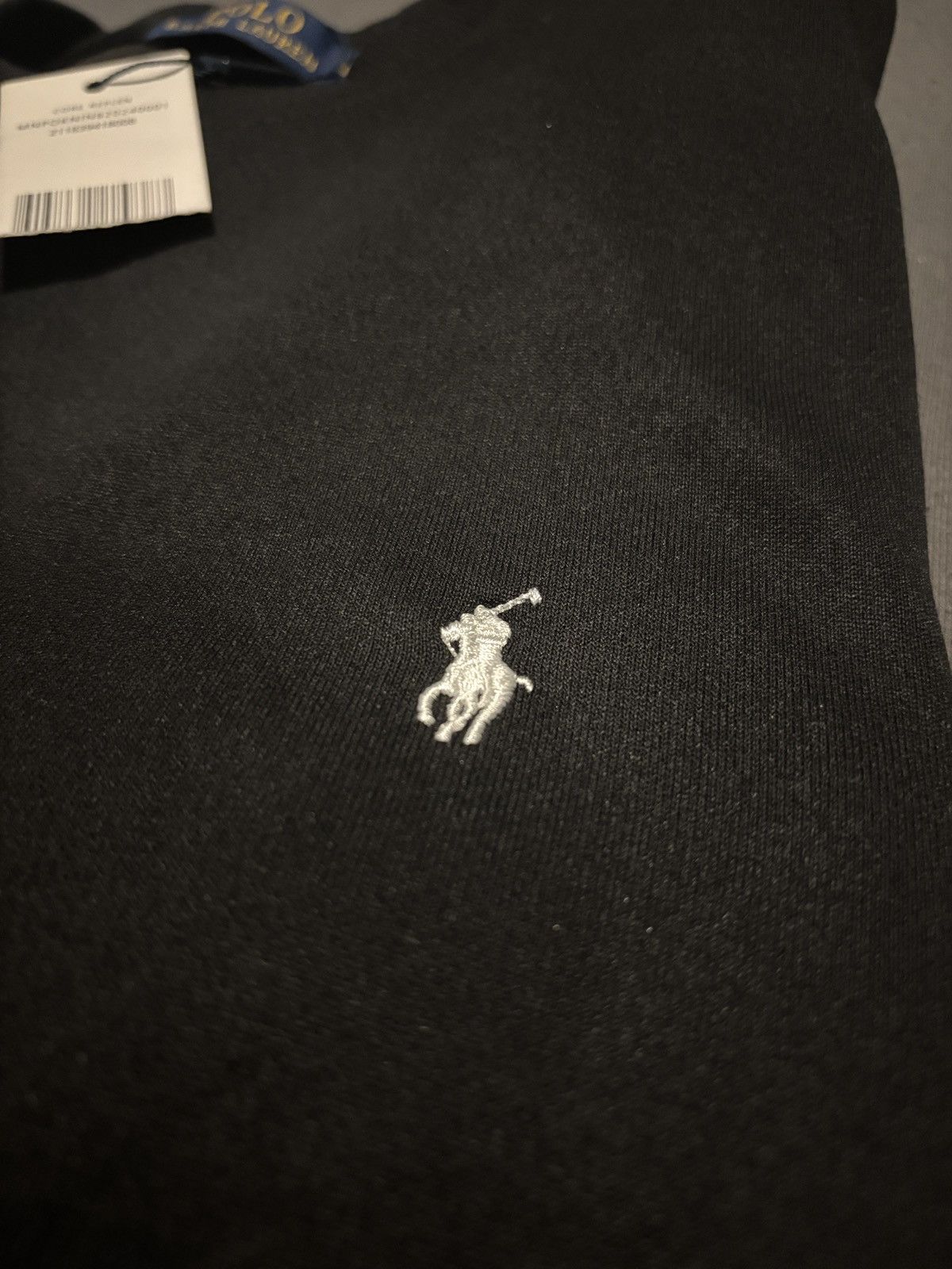 Polo Ralph Lauren Polo Ralph Lauren Black Crewneck L BNWT Unisex Size L / US 10 / IT 46 - 2 Thumbnail