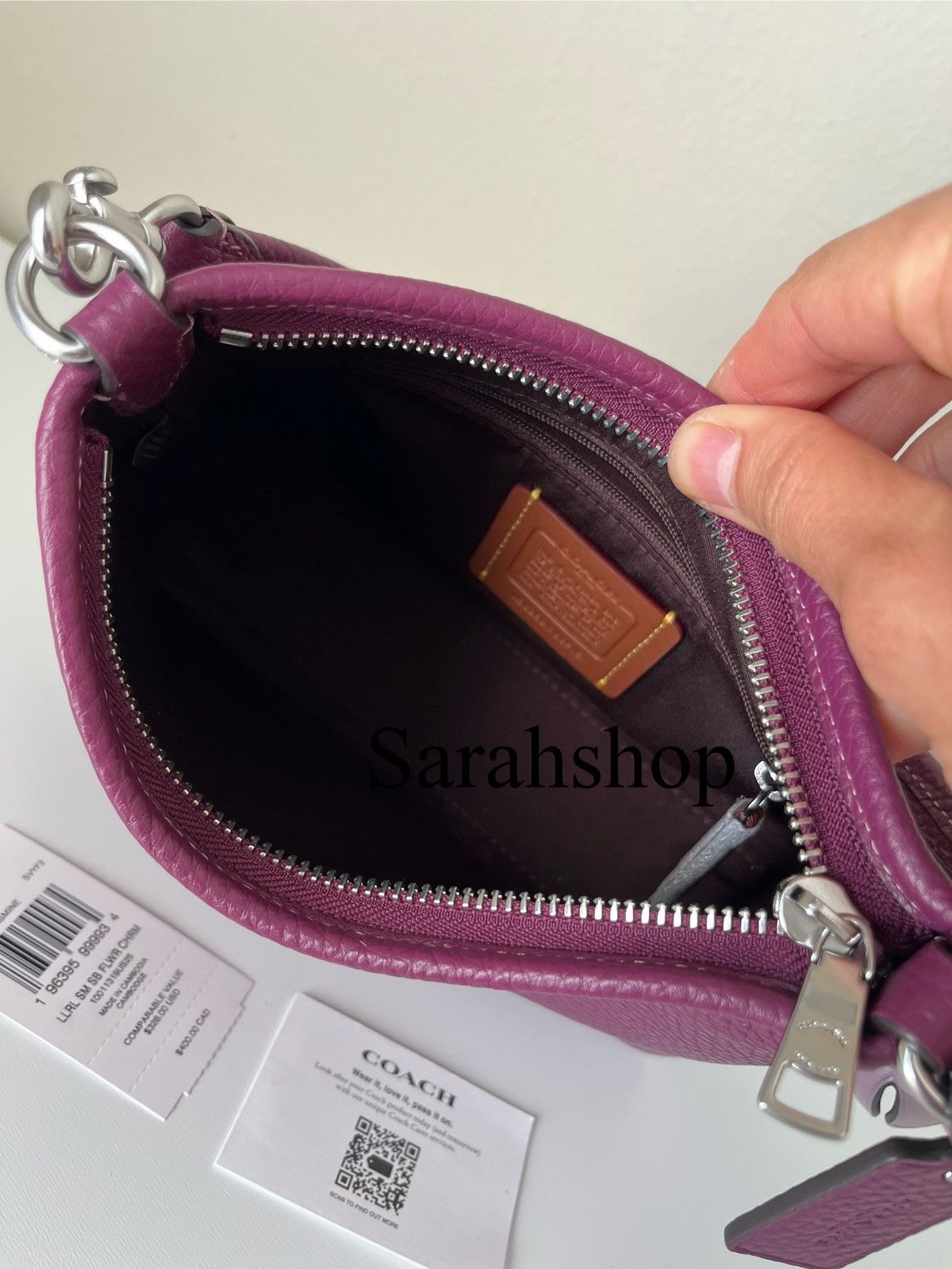 Coach Coach Laurel Small Shoulder Bag With Floral Charm Size ONE SIZE - 8 Thumbnail