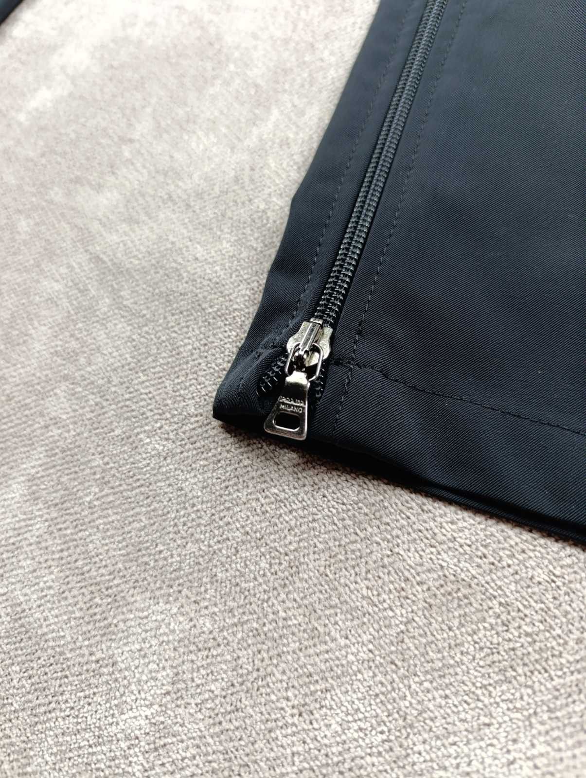 Prada PRADA SPORT VINTAGE WOMENS PANTS TROUSERS BLACK ZIPE SZ 42 Size 28" / US 6 / IT 42 - 2 Thumbnail