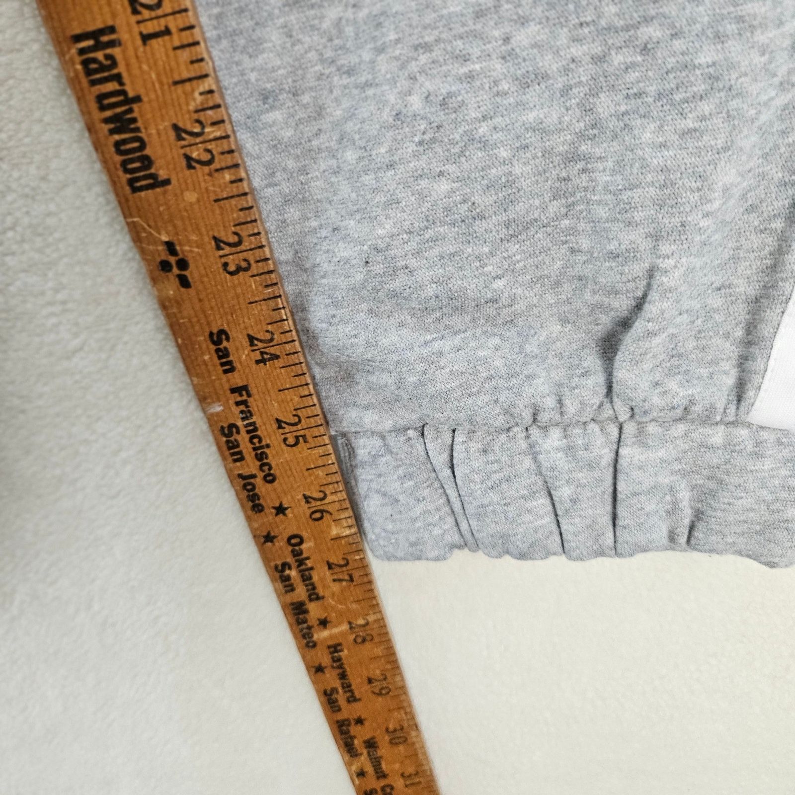 Adidas ADIDAS WOMEN'S LARGE 3 STRIPE HEATHER GREY JOGGER PANTS NWT Size 30" / US 8 / IT 44 - 3 Thumbnail