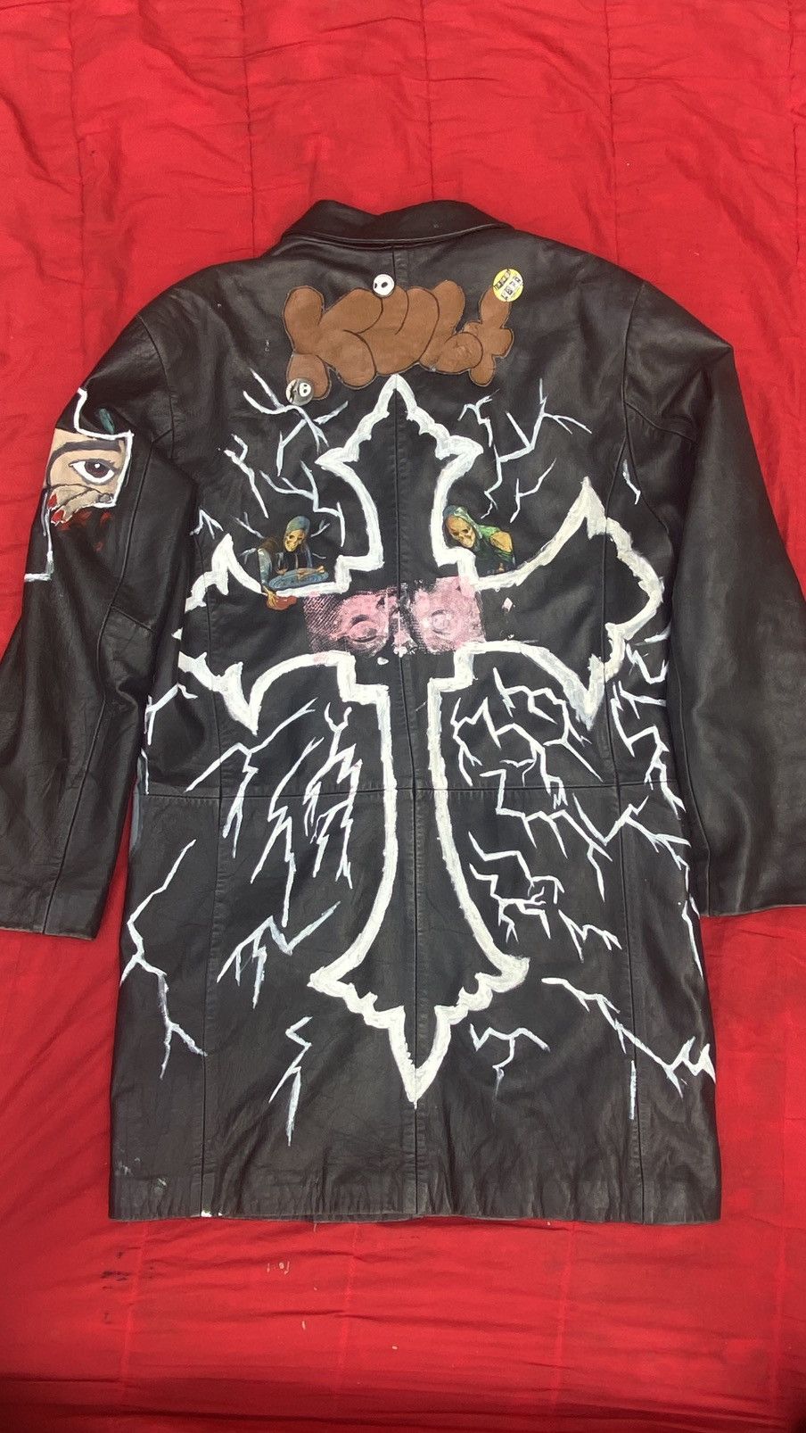 Other Kult Resentful Custom leather trench coat Size US XL / EU 56 / 4 - 20 Thumbnail