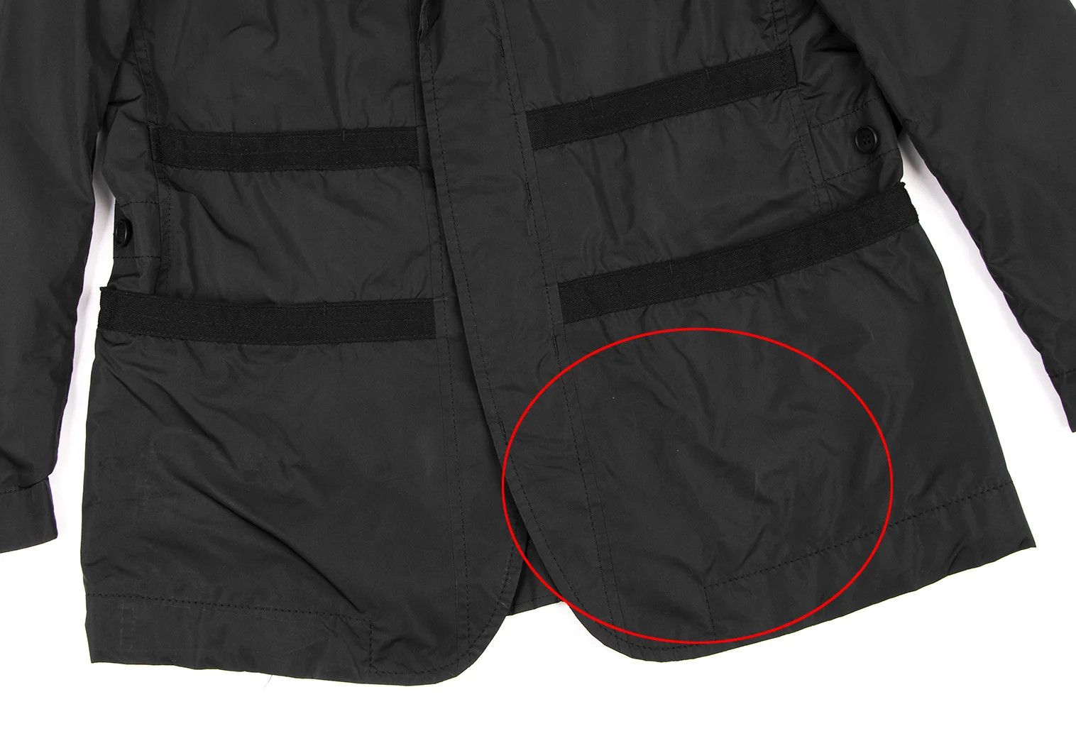 Issey Miyake Poly Taping Jacket in Black 3 Size US L / EU 52-54 / 3 - 10 Thumbnail