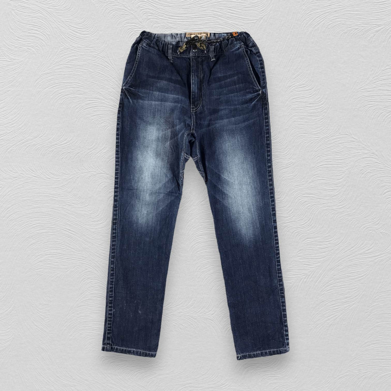 Japanese Brand Kriff Mayer Jeans Blue Parachute Denim KJ1760 Size US 27 - 1 Thumbnail