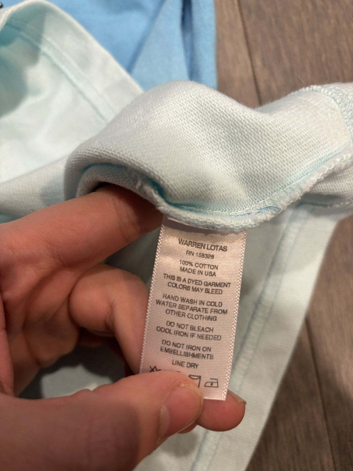 Warren Lotas Warren Lotas Frost Blue T Shirt XL X-Large Size US XL / EU 56 / 4 - 3 Thumbnail
