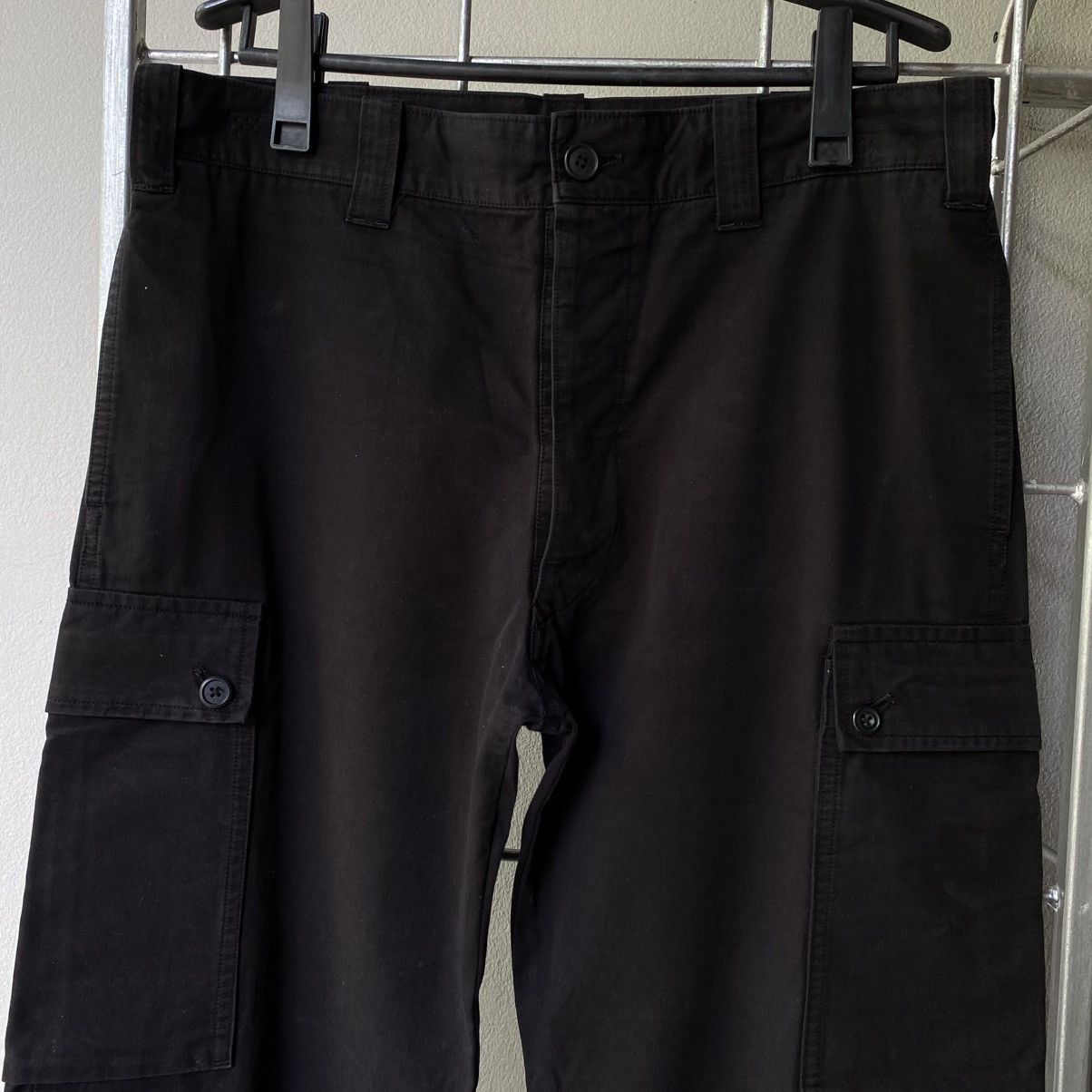 Yohji Yamamoto Yohji Yamamoto Black Cargo Pants Size US 38 / EU 54 - 3 Thumbnail