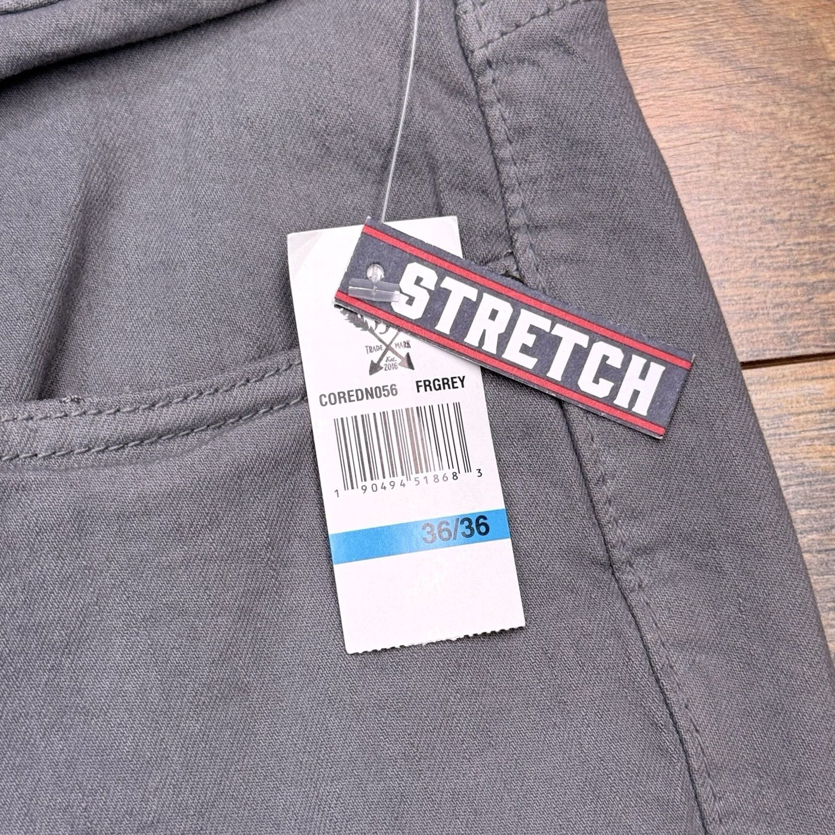Flag & Anthem Flag And Anthem Brunswick Straight Jeans Mens 36x36 Gray Overdye New Size US 36 / EU 52 - 4 Thumbnail