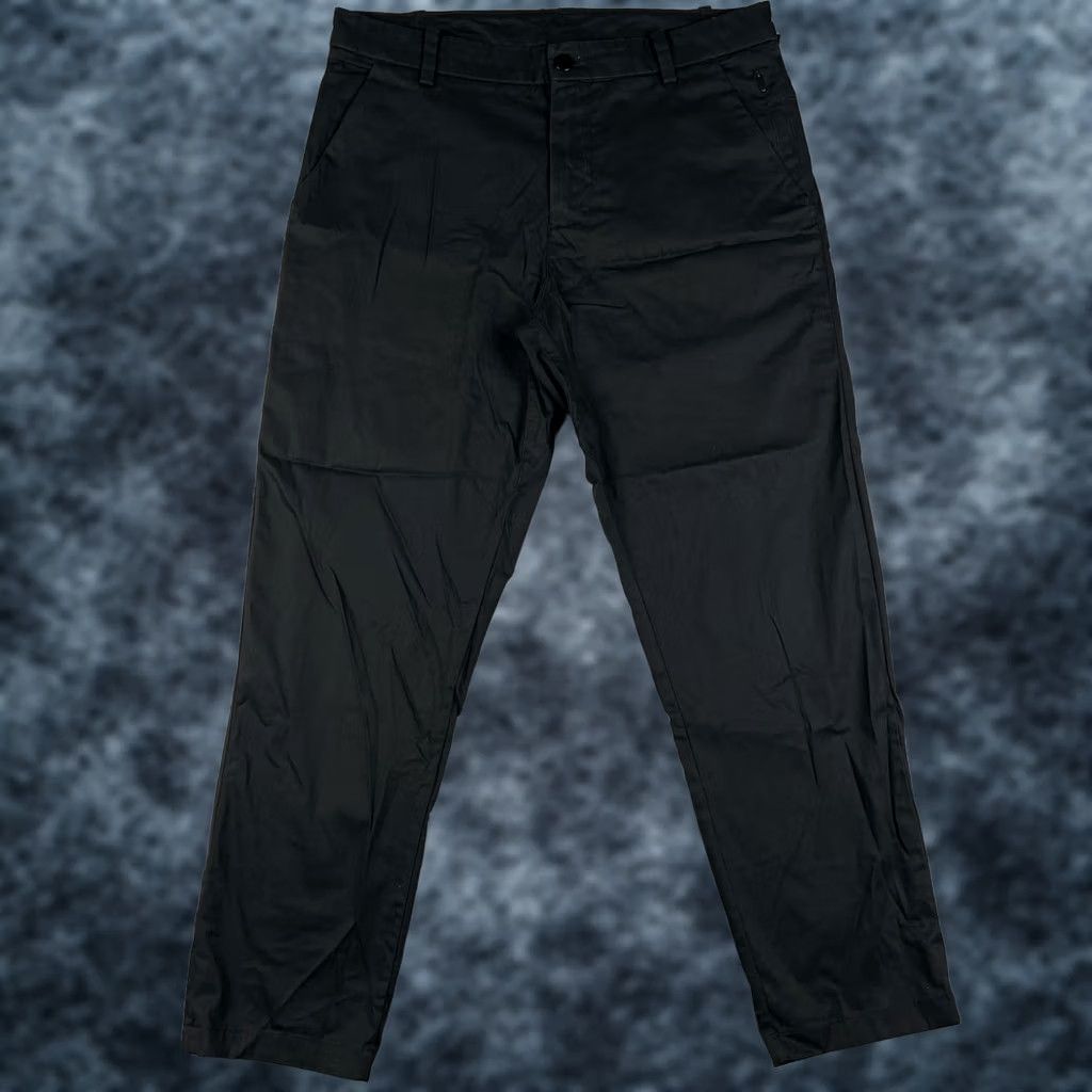 Lululemon Lululemon ABC Classic Fit Swift Cotton Pants Stretch 31x27 Black M5440S - Mens Size US 31 - 1 Thumbnail