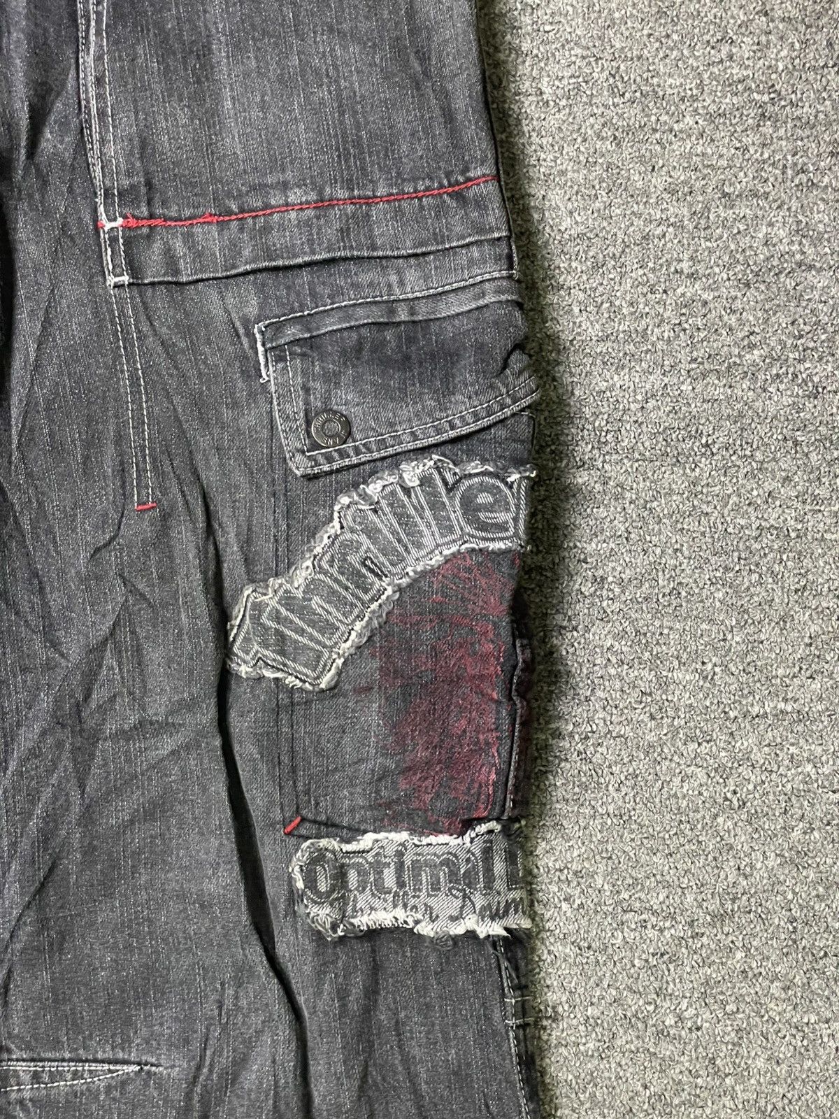 If Six Was Nine × Japanese Brand × Le Grande Bleu (L.G.B.) THRILLERdnm x Optimal Design Cargo Pants (92) Size US 30 / EU 46 - 4 Thumbnail