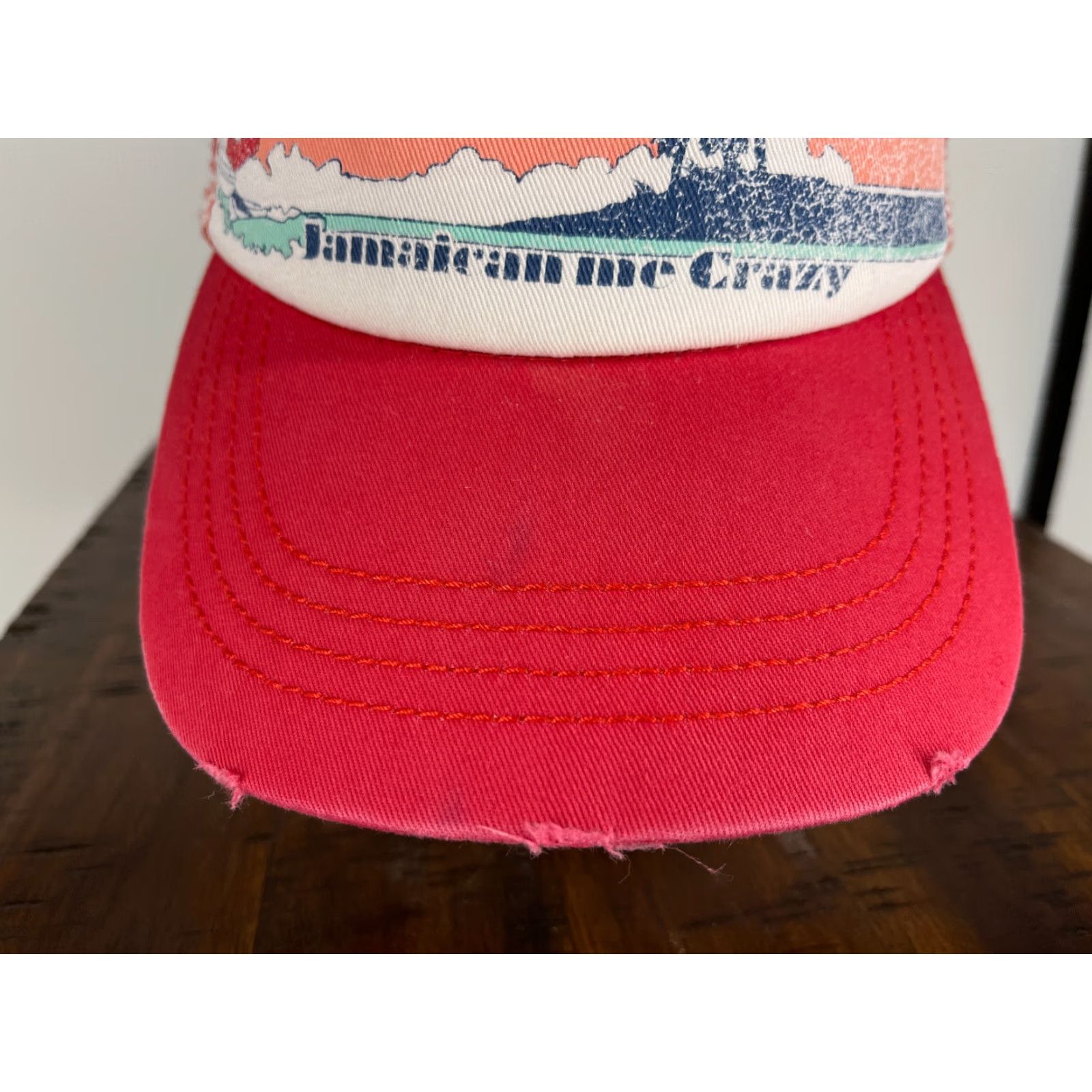 Billabong Billabong Hat Cap Snap Back Adult Pink Jamaican Me Crazy Nylon Blend Beach Palm Size ONE SIZE - 3 Thumbnail