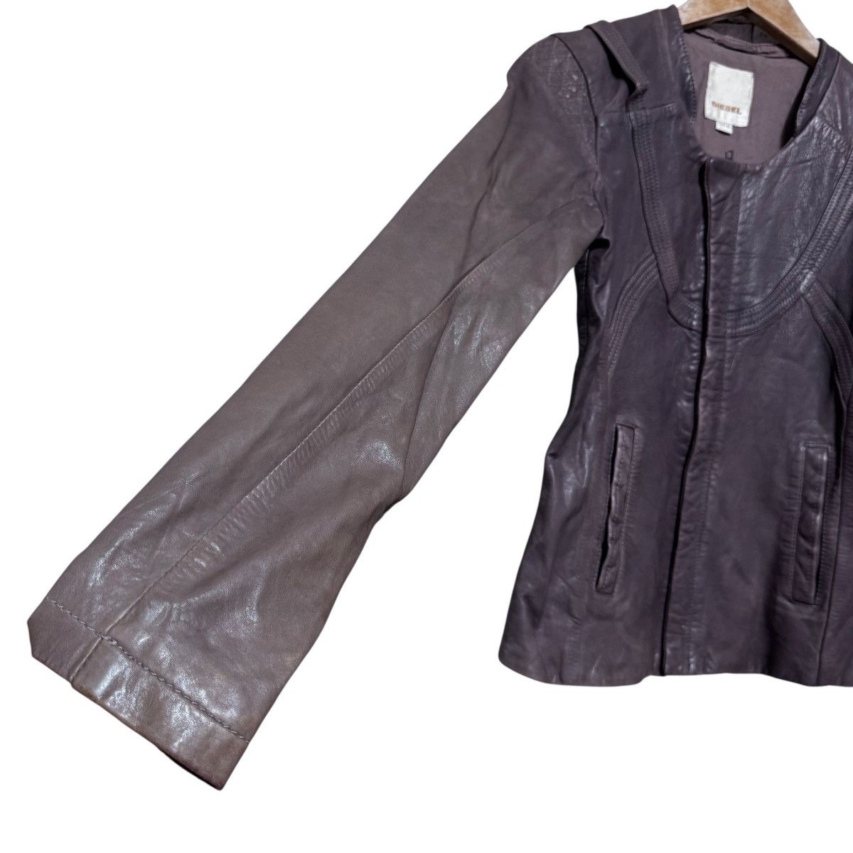 Diesel Diesel leather Biker Jacket Graphic Lining Size XS / US 0-2 / IT 36-38 - 6 Thumbnail