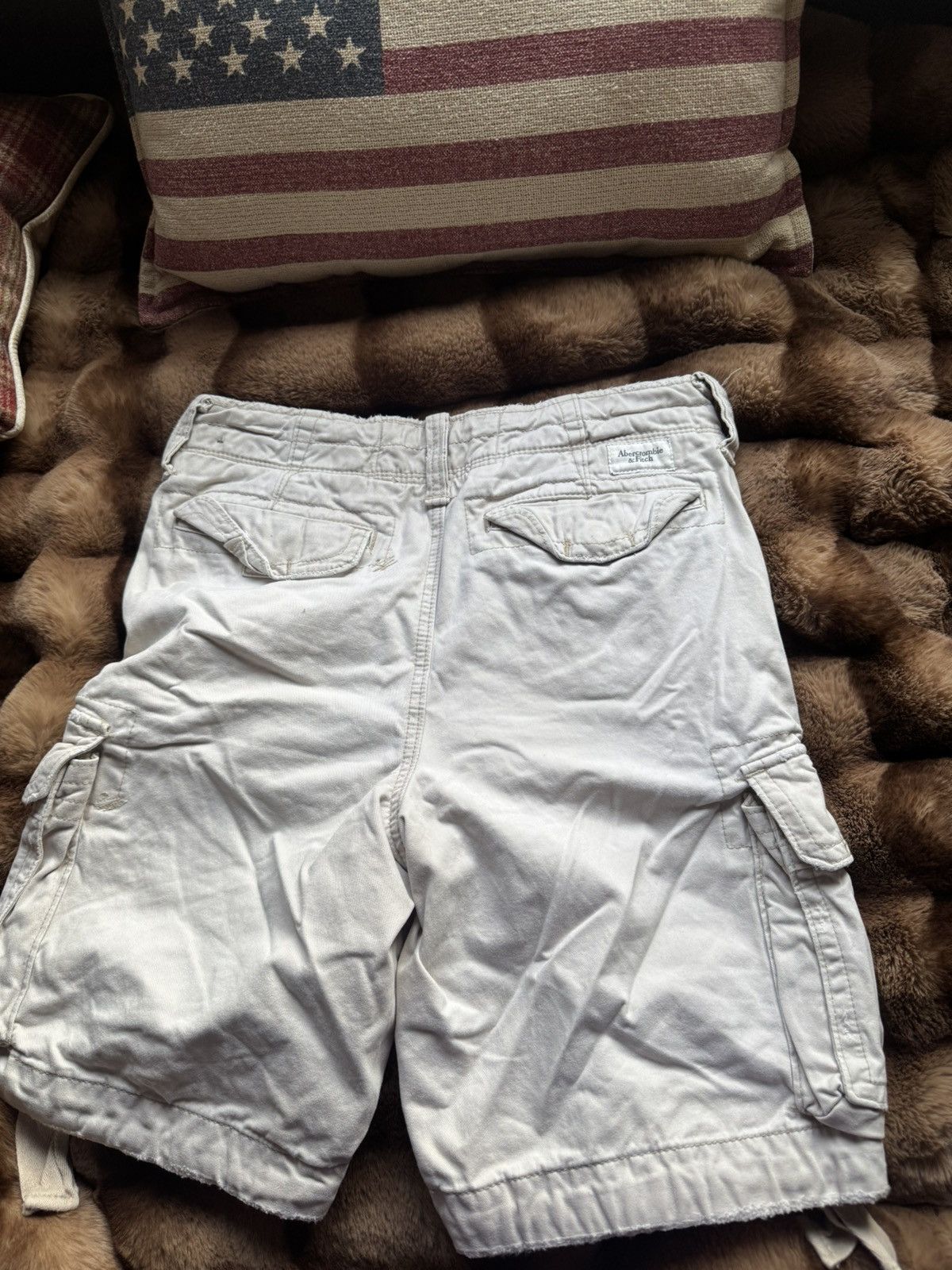Abercrombie & Fitch Vintage Abercrombie Fitch Cargo Shorts Army Surplus Size US 28 / EU 44 - 5 Thumbnail