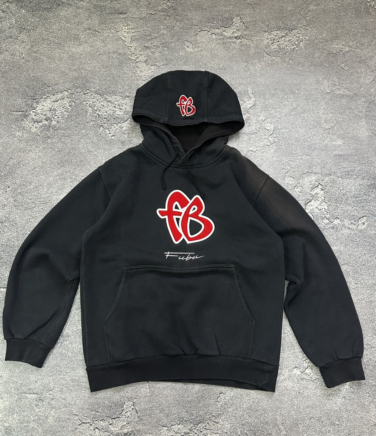 Fubu Vintage Fubu Japan Rap Hoodie Embroidered Logo Faded Size XS Size US XS / EU 42 / 0 - 1 Thumbnail