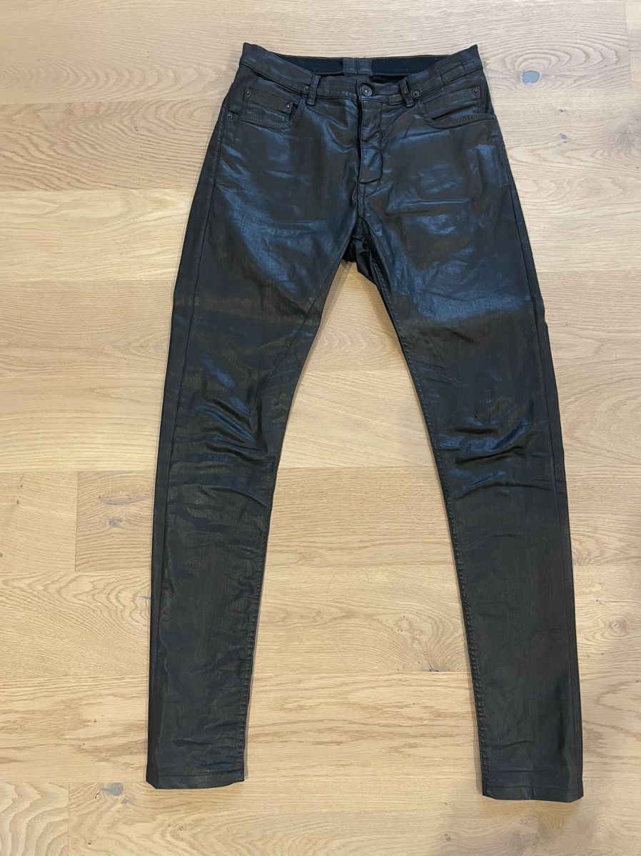 Rick Owens × Rick Owens Drkshdw Rick Owens waxed jeans Size US 31 - 2 Thumbnail