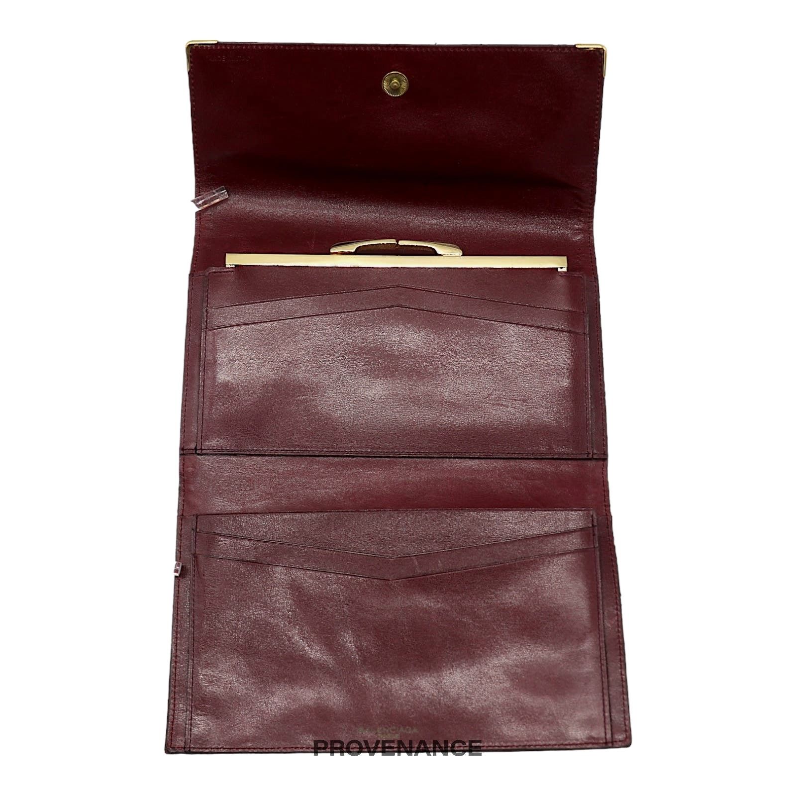 Balenciaga 🔴 Balenciaga BB Canvas Trifold Wallet - Red Monogram Size ONE SIZE - 6 Thumbnail