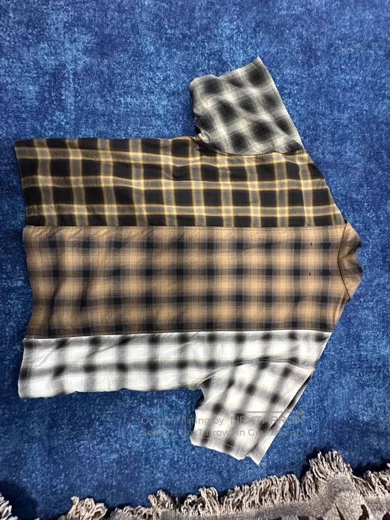 Song For The Mute Song For The Mute Patchwork Plaid Shirt Size US M / EU 48-50 / 2 - 4 Thumbnail