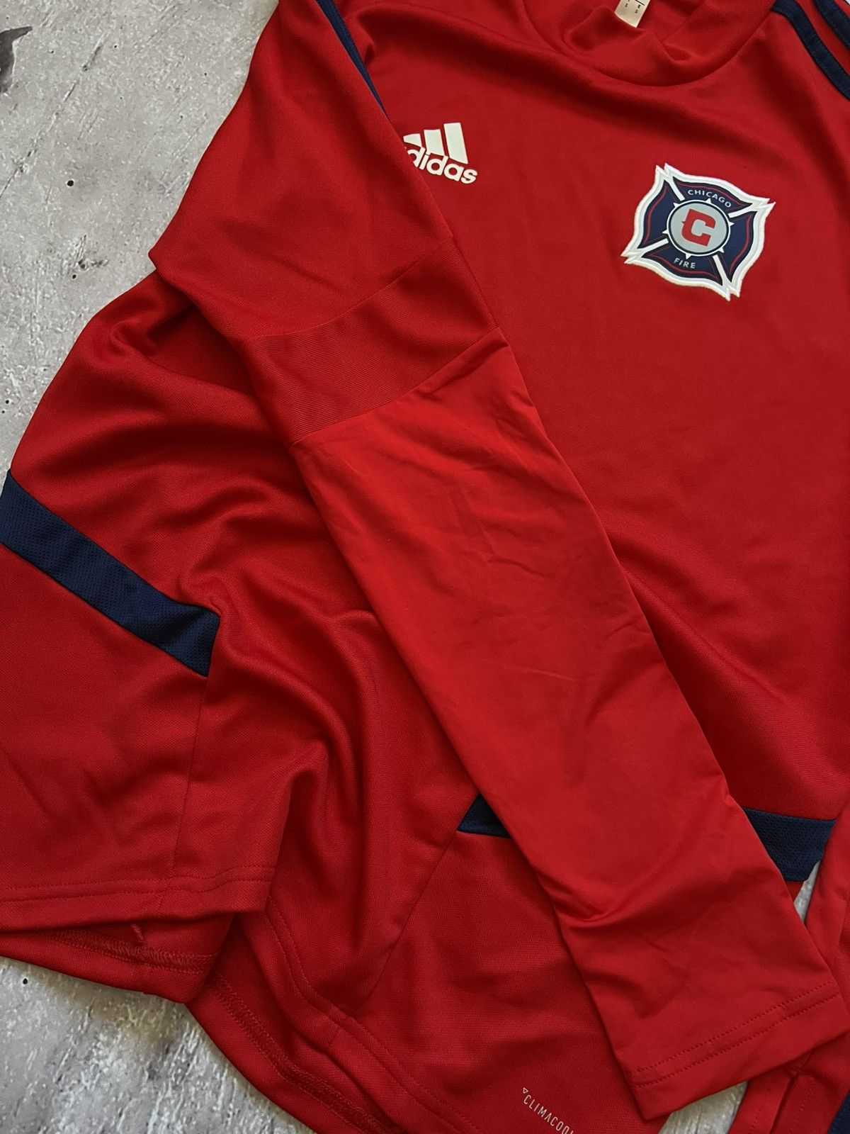 Adidas Chicago Fire Training Football Jacket Long Sleeve Adidas S Size US S / EU 44-46 / 1 - 9 Thumbnail