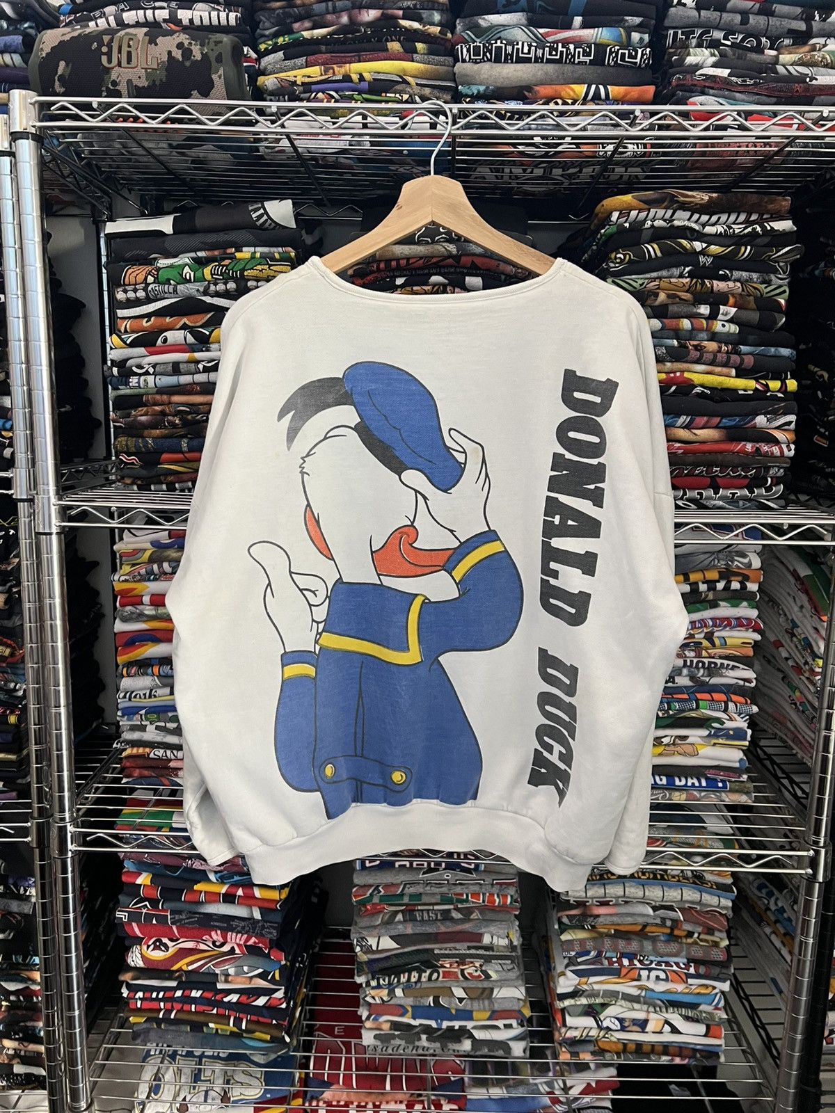 Disney 90s Donald Duck Mickey Mouse Crewneck Size US L / EU 52-54 / 3 - 2 Thumbnail