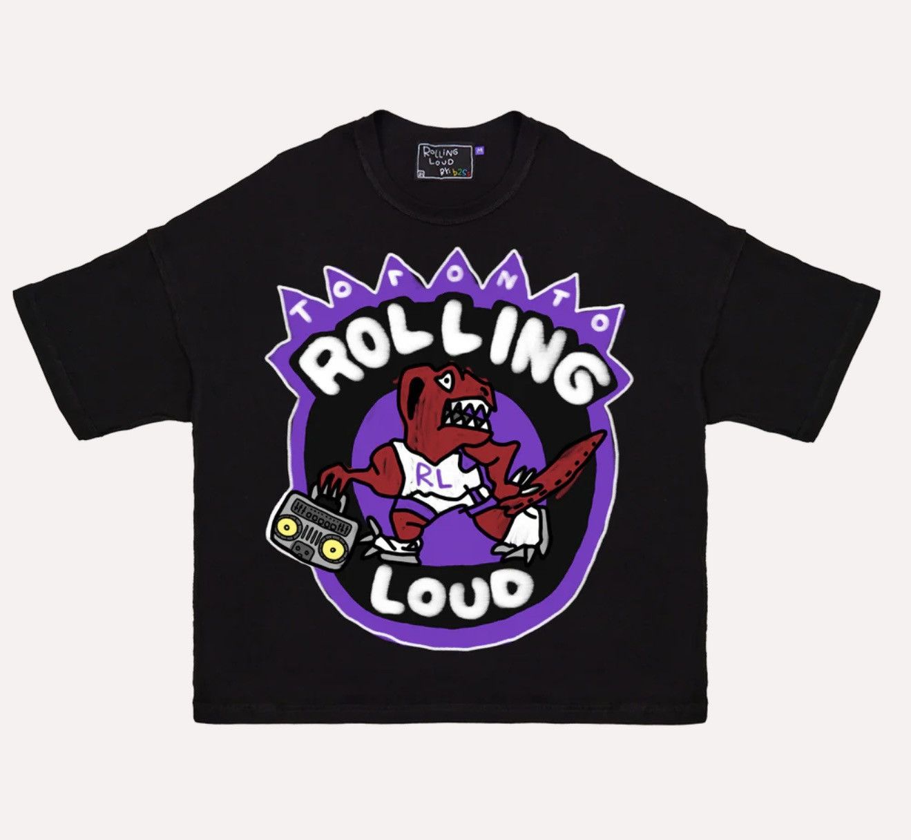 Rolling Loud Rolling Loud Toronto 2022 X Raptors shirt Size US XL / EU 56 / 4 - 1 Thumbnail