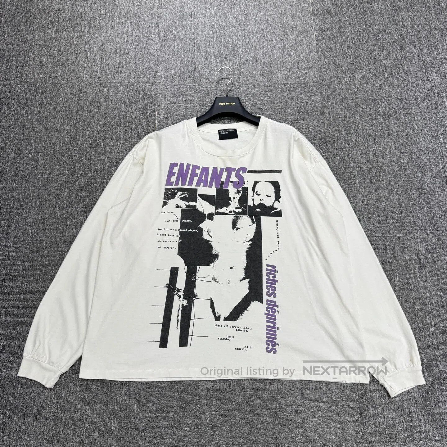 Enfants Riches Deprimes Enfants riches deprimes Graffiti long-sleeve shirt| Size US XL / EU 56 / 4 - 1 Thumbnail
