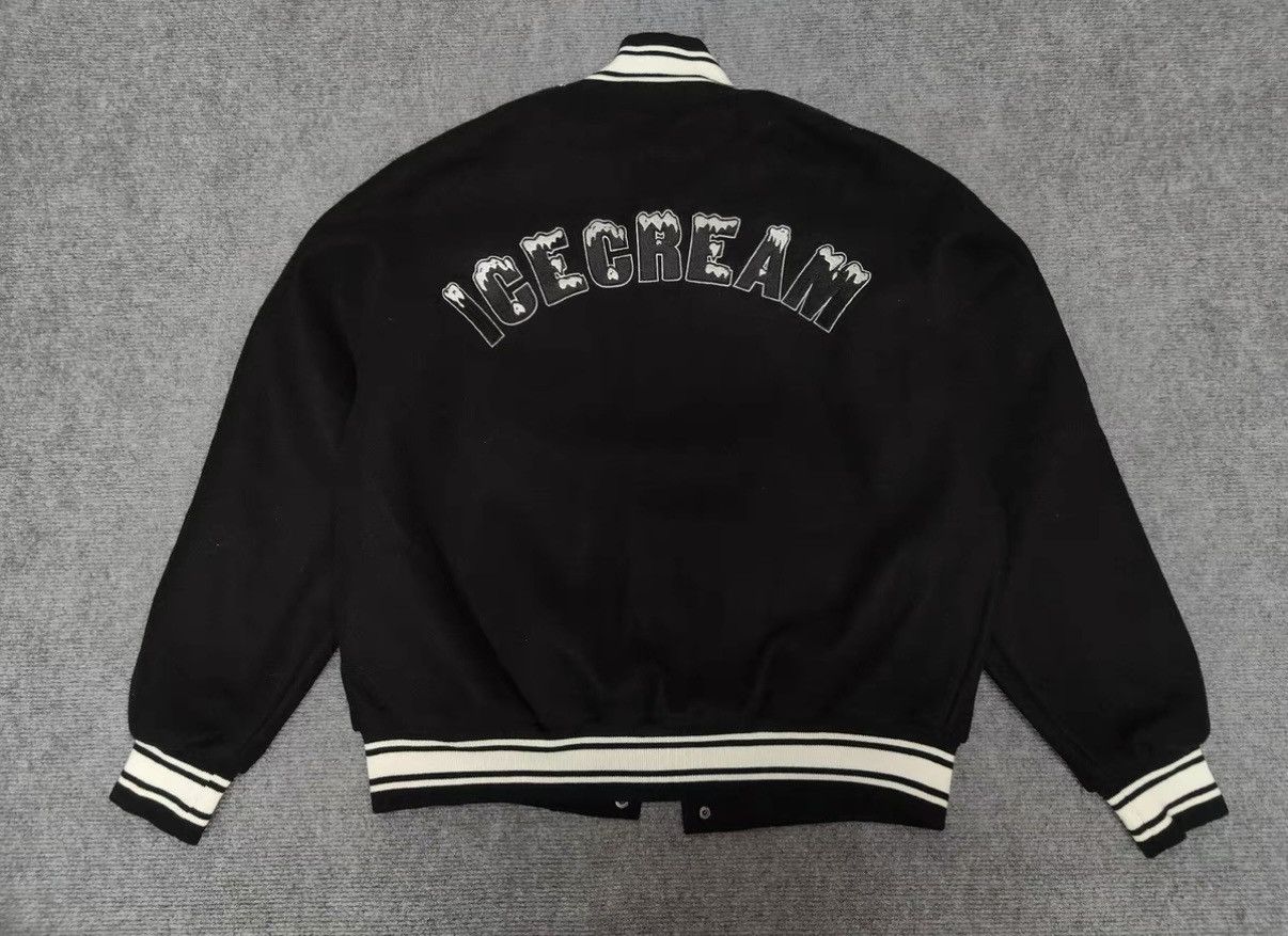 Billionaire Boys Club ICECREAM Zebra Velvet Quilted Baseball Jacket Size US L / EU 52-54 / 3 - 2 Thumbnail