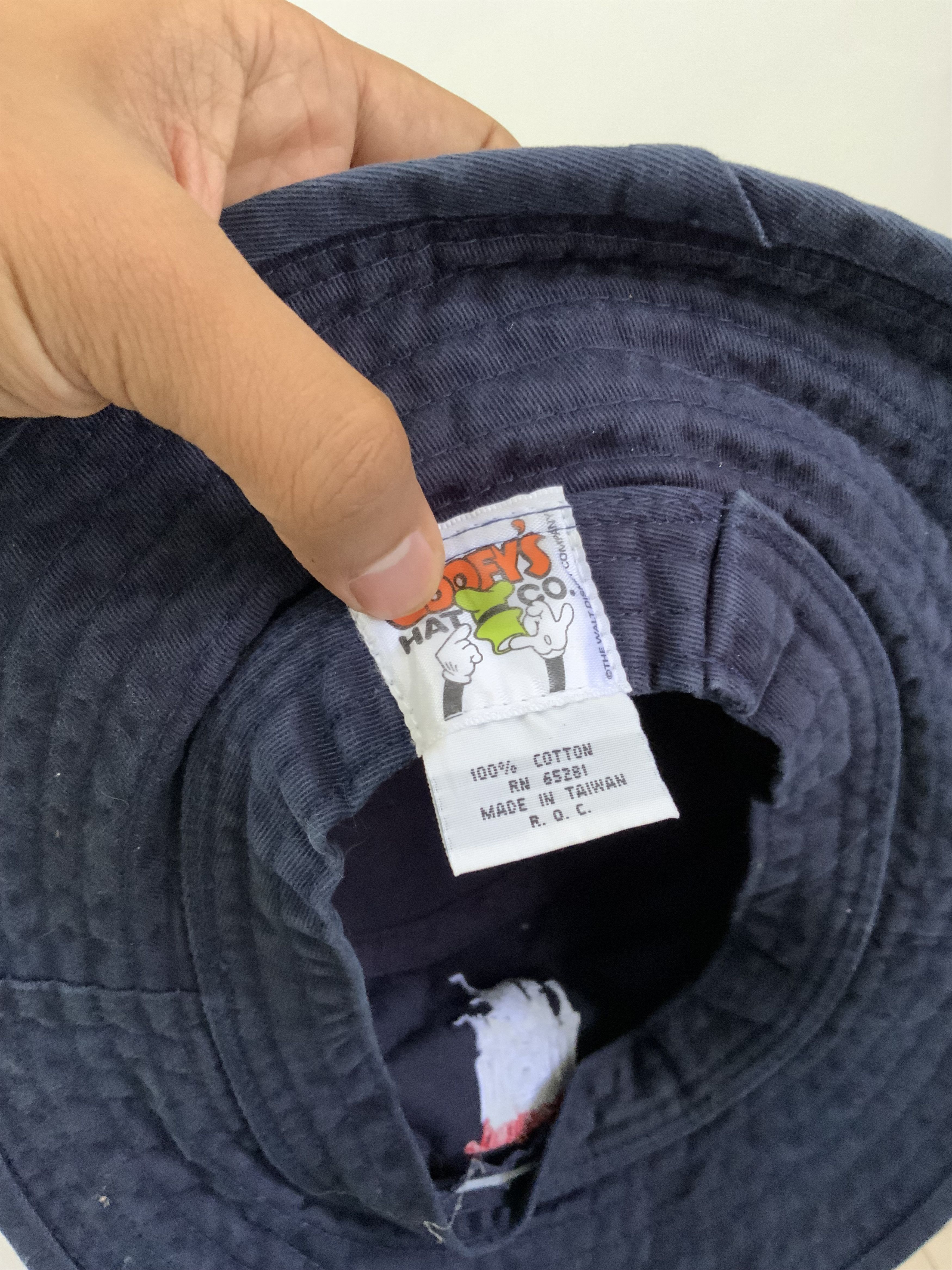 Disney Vintage Disneyland Bucket Hat Taiwan ROC Size ONE SIZE - 10 Thumbnail