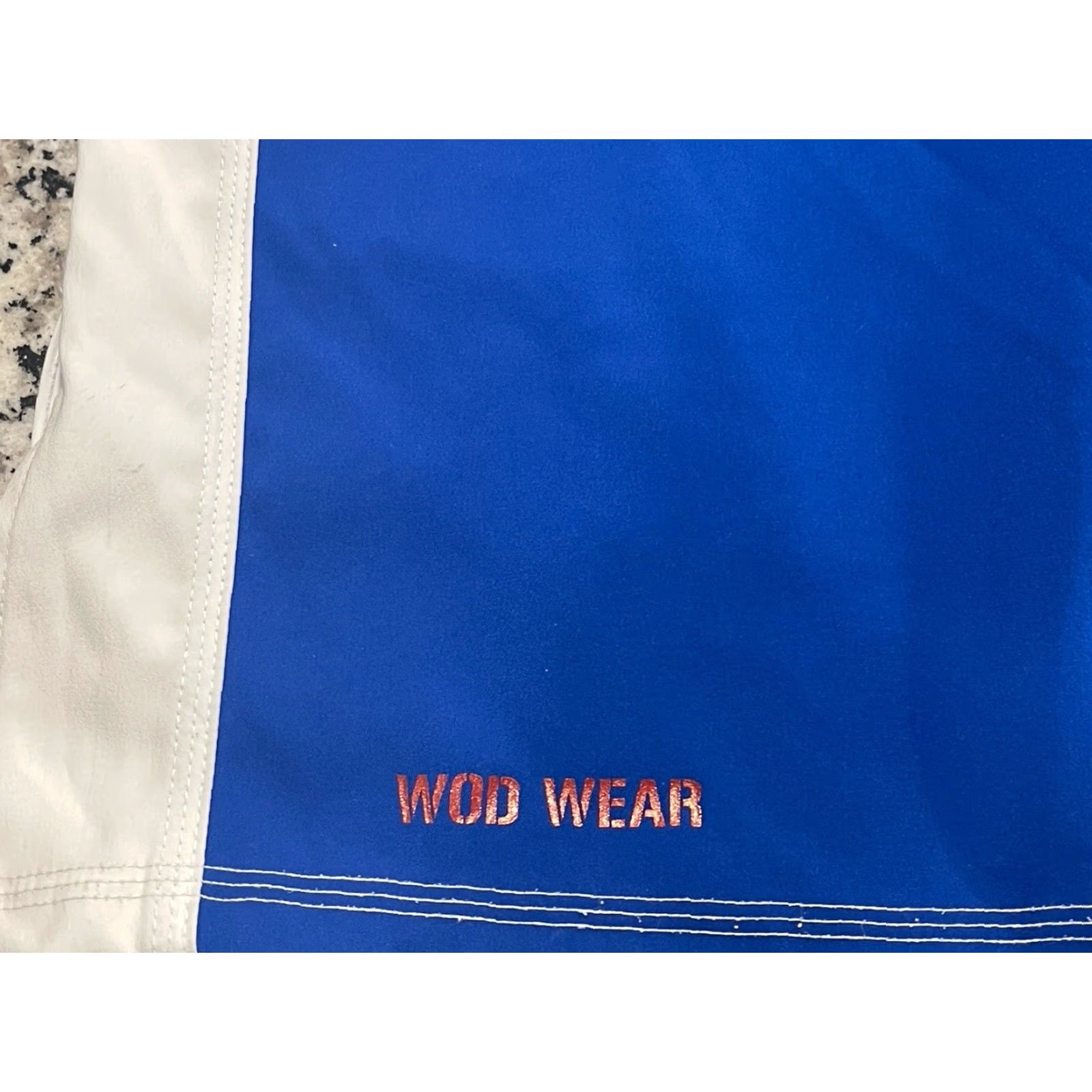 Vintage 2Pood Shorts Men's Medium Blue Crossfit 34 Inseam 10" Athletic Polyester Blend Regular Solid Activewear CrossFit Mens Size US 34 / EU 50 - 4 Thumbnail