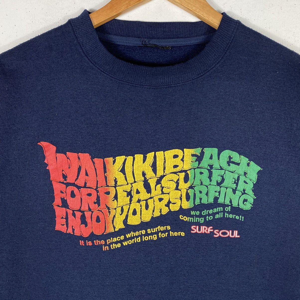 Vintage VINTAGE WAIKIKI BEACH WORLD SURFING CHAMPIONSHIP CREWNECK Size US M / EU 48-50 / 2 - 5 Thumbnail