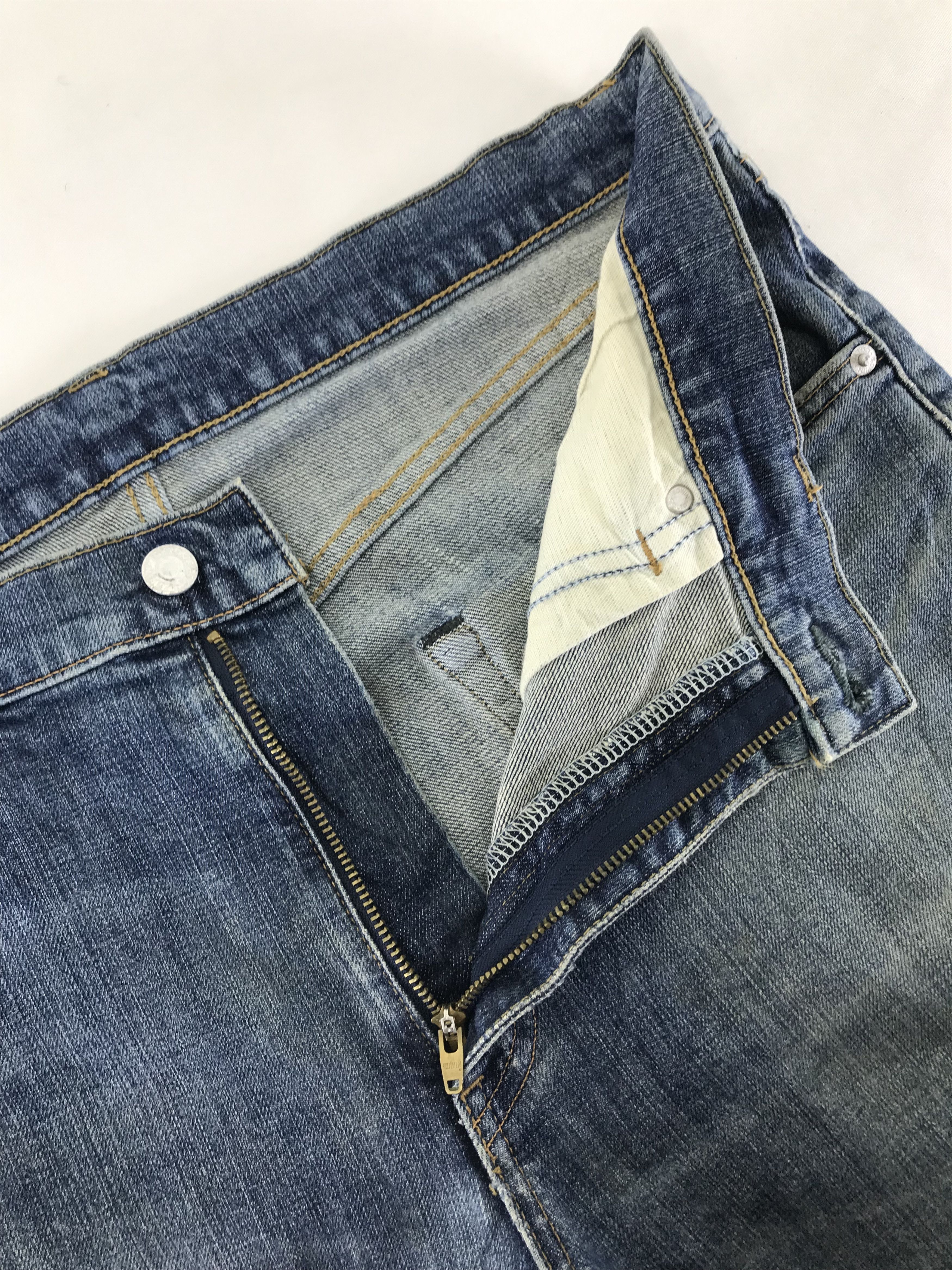 Edwin Vintage Edwin 503 Blue Wash Jeans Size US 34 / EU 50 - 9 Thumbnail