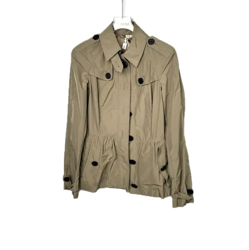 Burberry Burberry Brown Polyester Women's Trench Coat Size S / US 4 / IT 40 - 1 Thumbnail