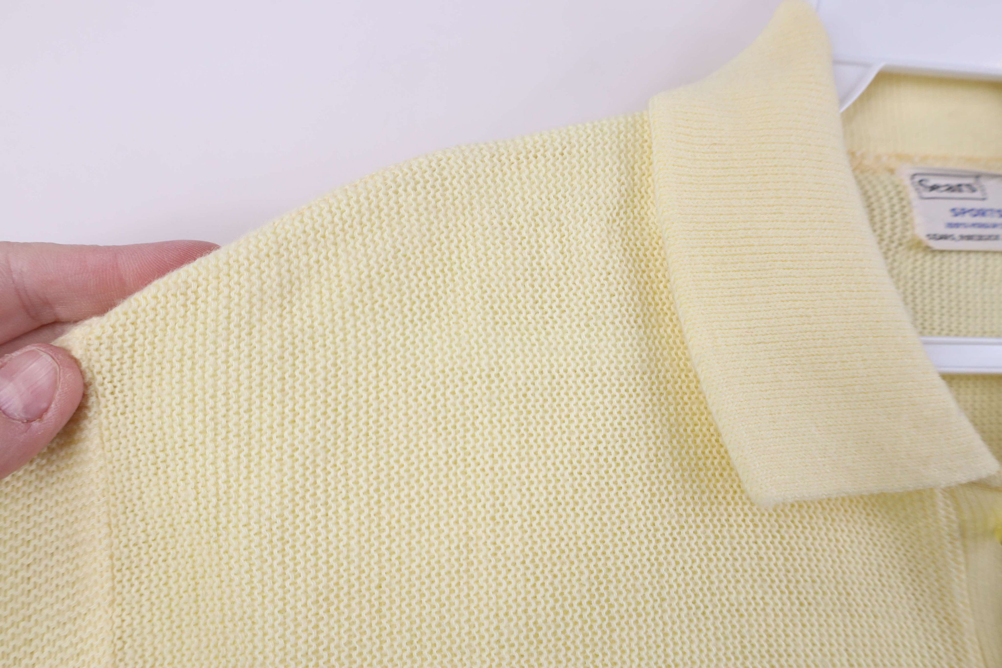Vintage Vintage 60s 70s Streetwear Short Sleeve Polo Shirt Yellow Size US M / EU 48-50 / 2 - 5 Thumbnail