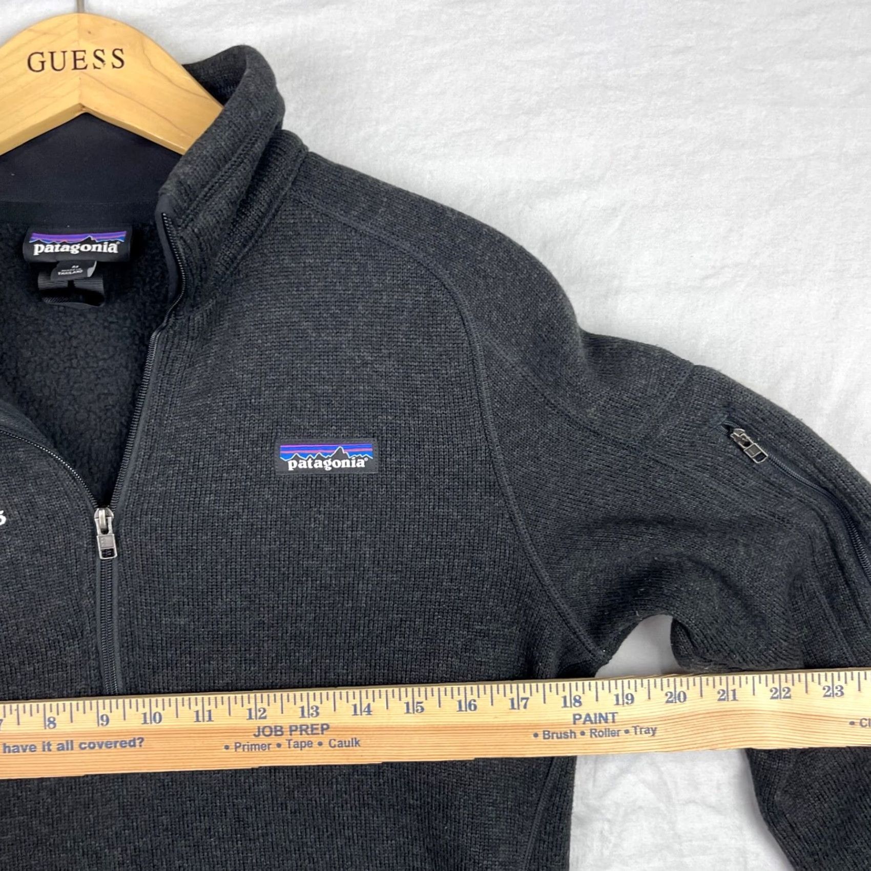 Patagonia Patagonia Better Sweater Women Medium Full Zip Fleece Outdoor Hiking Logo Embroidered Zipper Black Cotton? Size S / US 4 / IT 40 - 7 Thumbnail