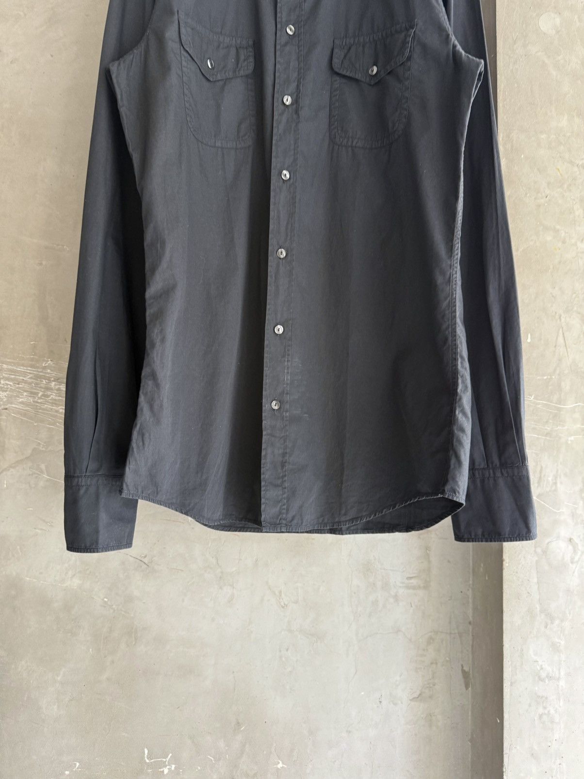 Dolce & Gabbana DOLCE&GABBANA Archive Oversized Black Military Shirt Size US M / EU 48-50 / 2 - 3 Thumbnail