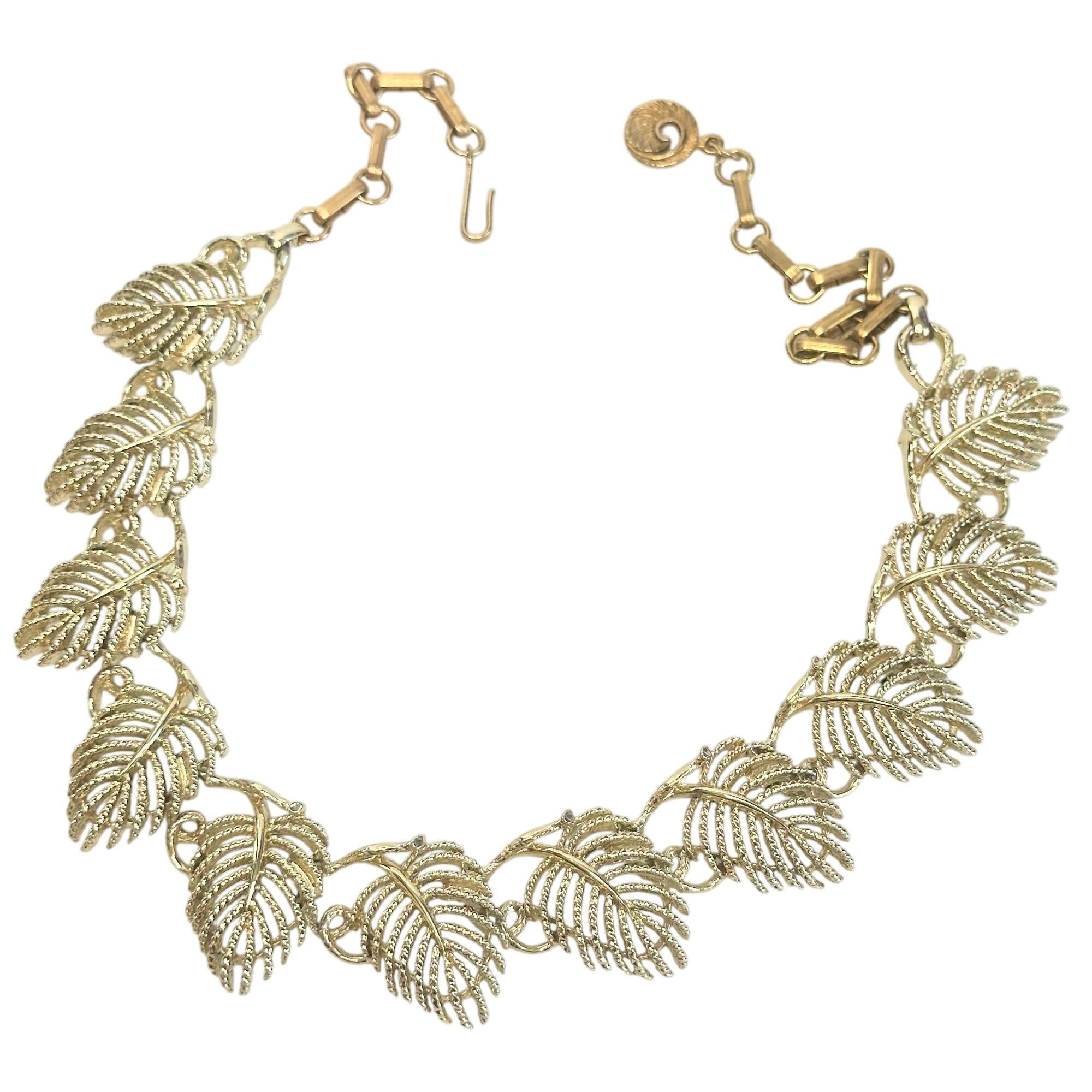 Other Vintage Women's Beautiful Gold Tone LISNER Leaf Necklace Size ONE SIZE - 1 Thumbnail