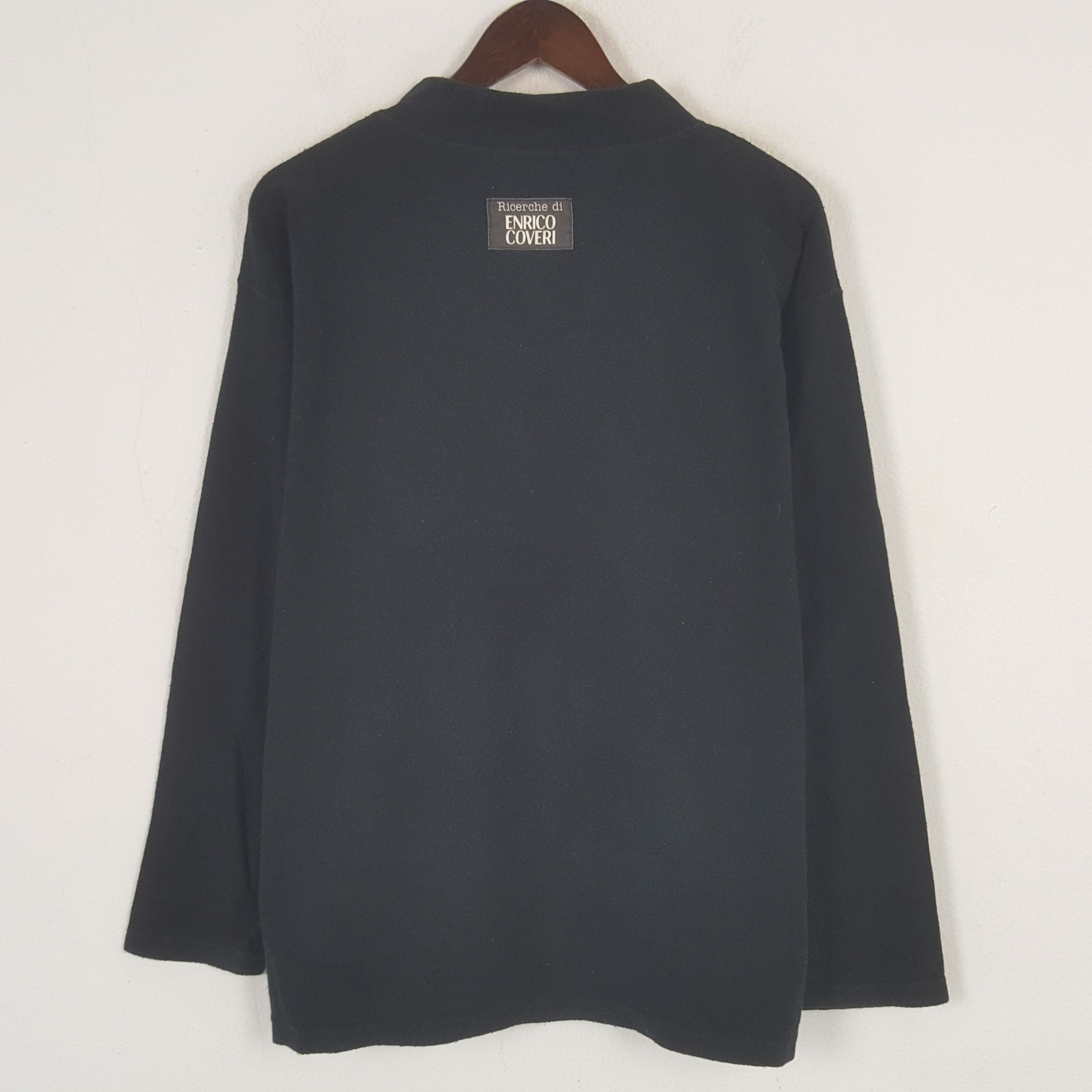 Vintage Vintage Ricerche Di Enrico Coveri Sweatshirt Size US L / EU 52-54 / 3 - 3 Thumbnail