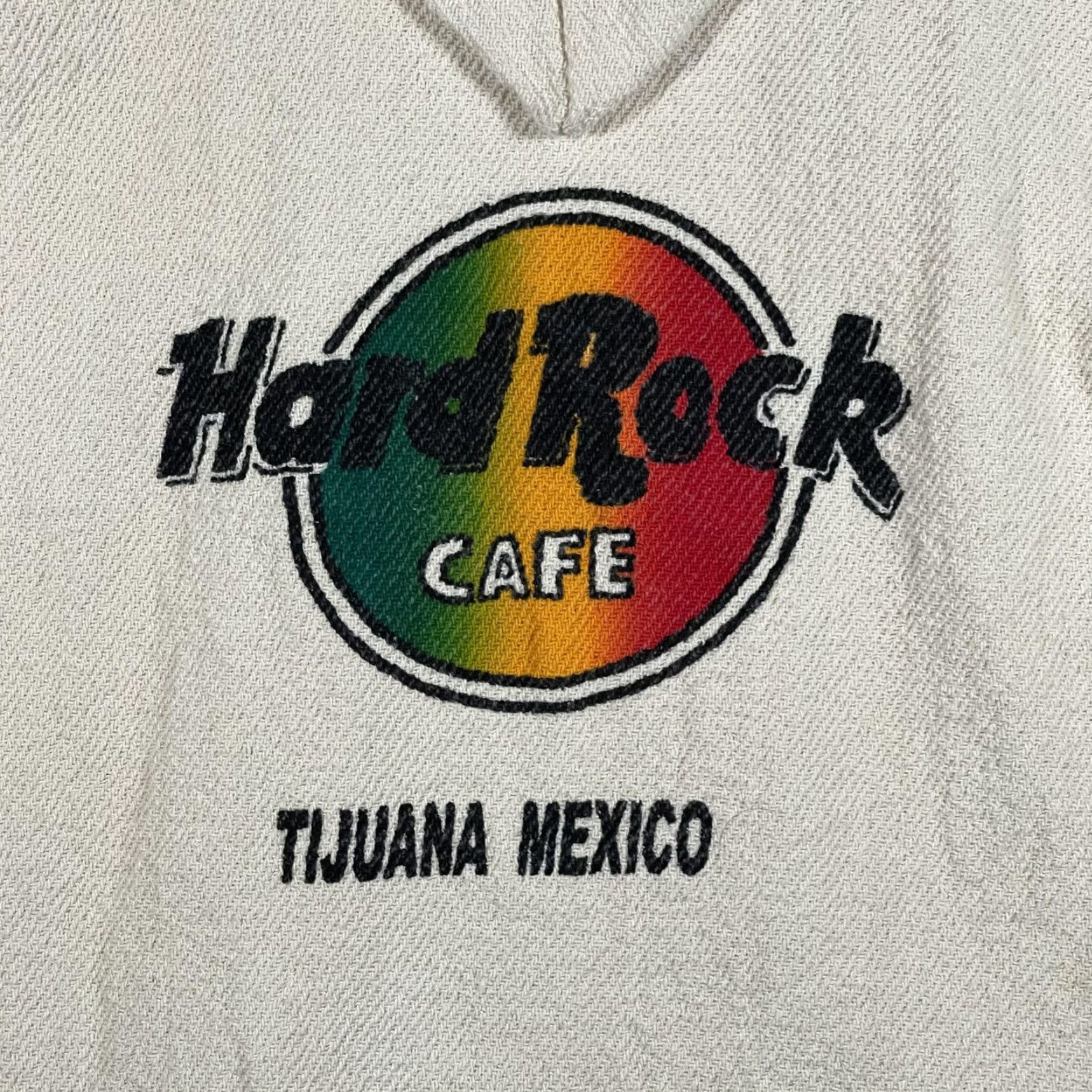 Hard Rock Cafe Hard Rock Cafe Hoodie Mens M White Baja Tijuana Mexico Surf Y2K Pullover Hooded Graphic Print Embroidered Logo Pockets Knitted Knit Size US M / EU 48-50 / 2 - 4 Thumbnail