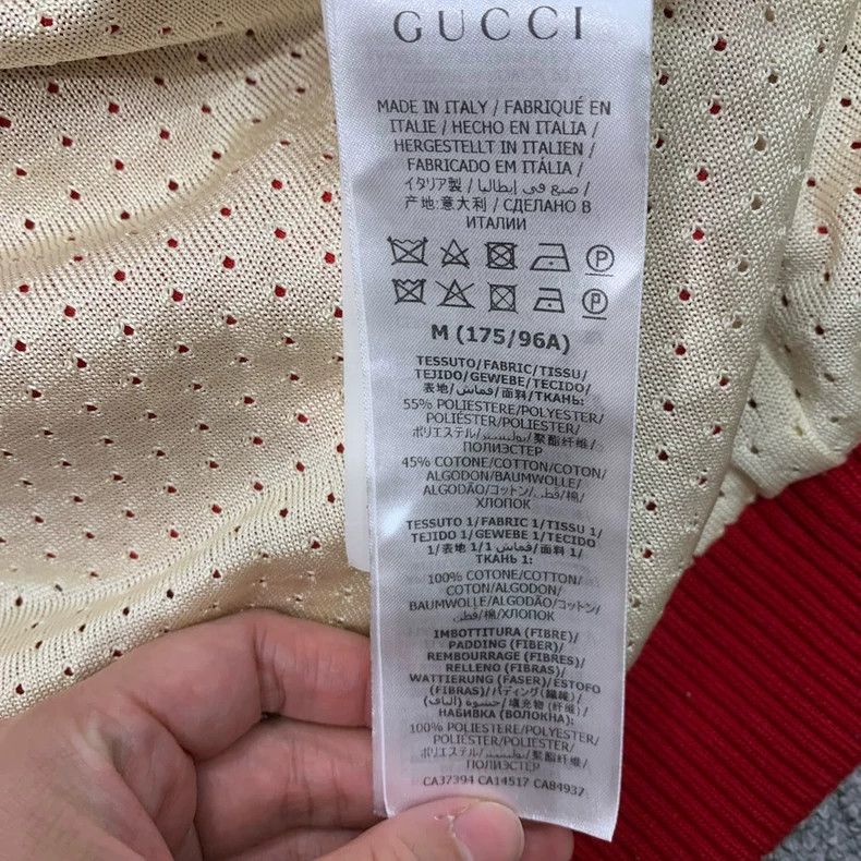 Gucci White and red color-blocked jacket 2504-Nextarrow