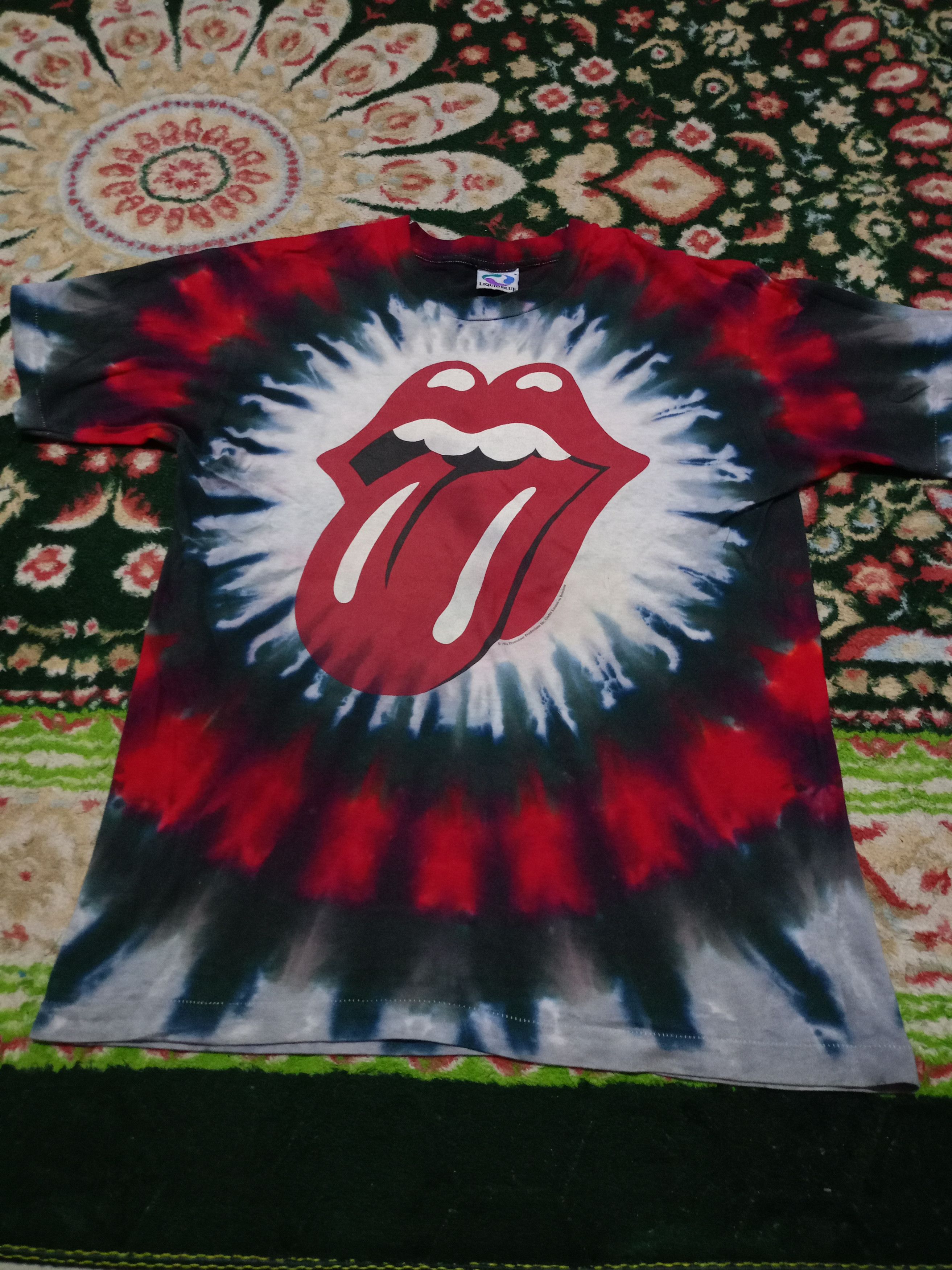 Band Tees × Vintage 💥 liquid Blue VTG X Rolling stone 💥 Size US L / EU 52-54 / 3 - 1 Thumbnail
