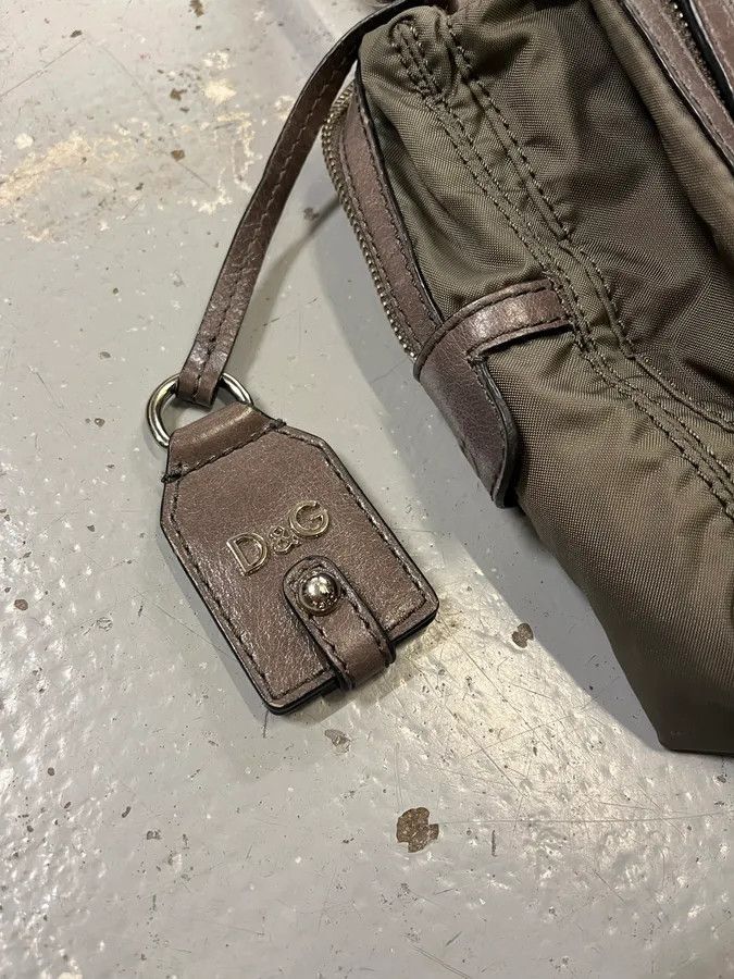 Dolce & Gabbana 2000s Dolce & Gabbana Khaki Green Multi Zip Mila Handle Bag Size ONE SIZE - 4 Thumbnail