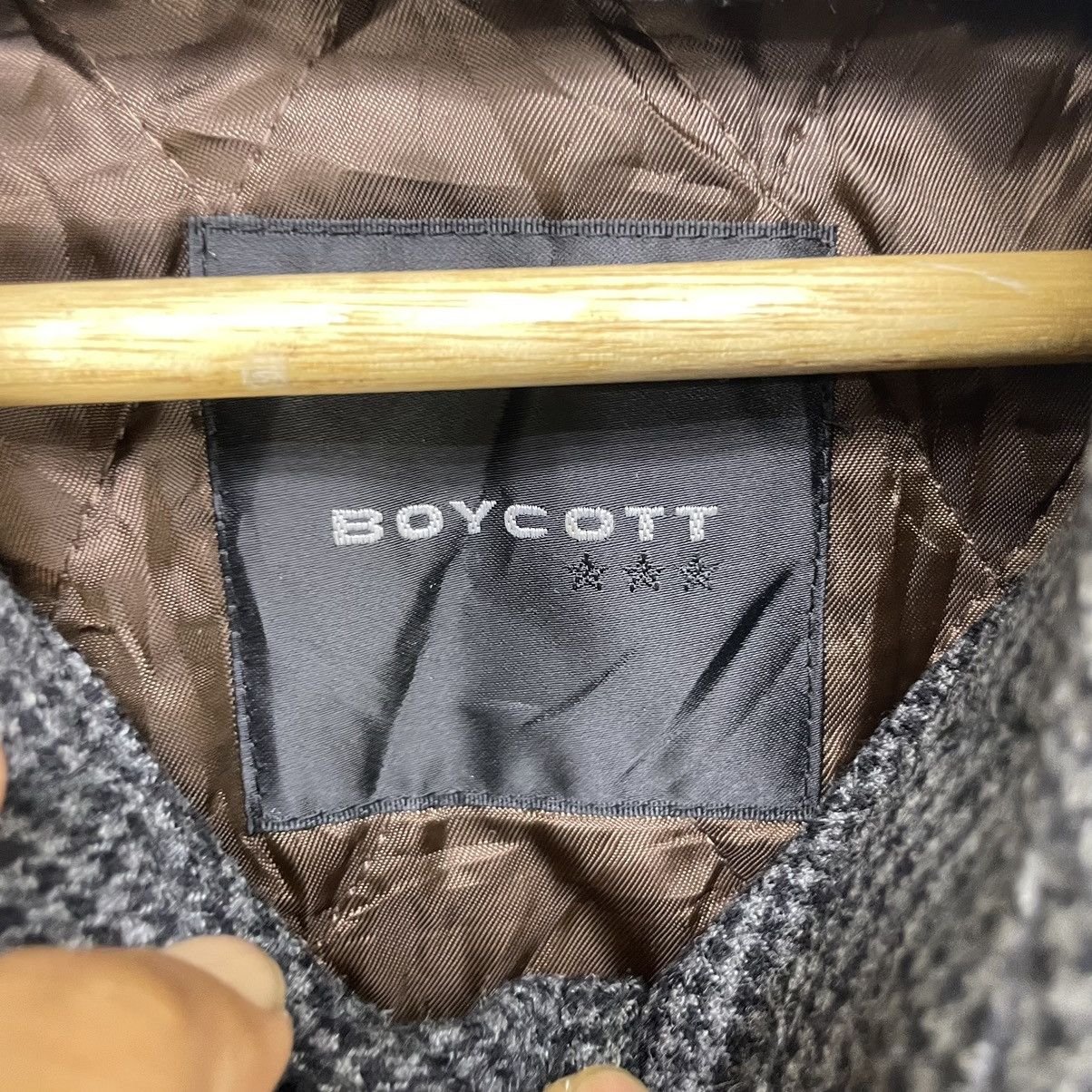 Japanese Brand × Yohji Yamamoto Japanese Brand Boycott Trench Coat Jacket Size US M / EU 48-50 / 2 - 3 Thumbnail