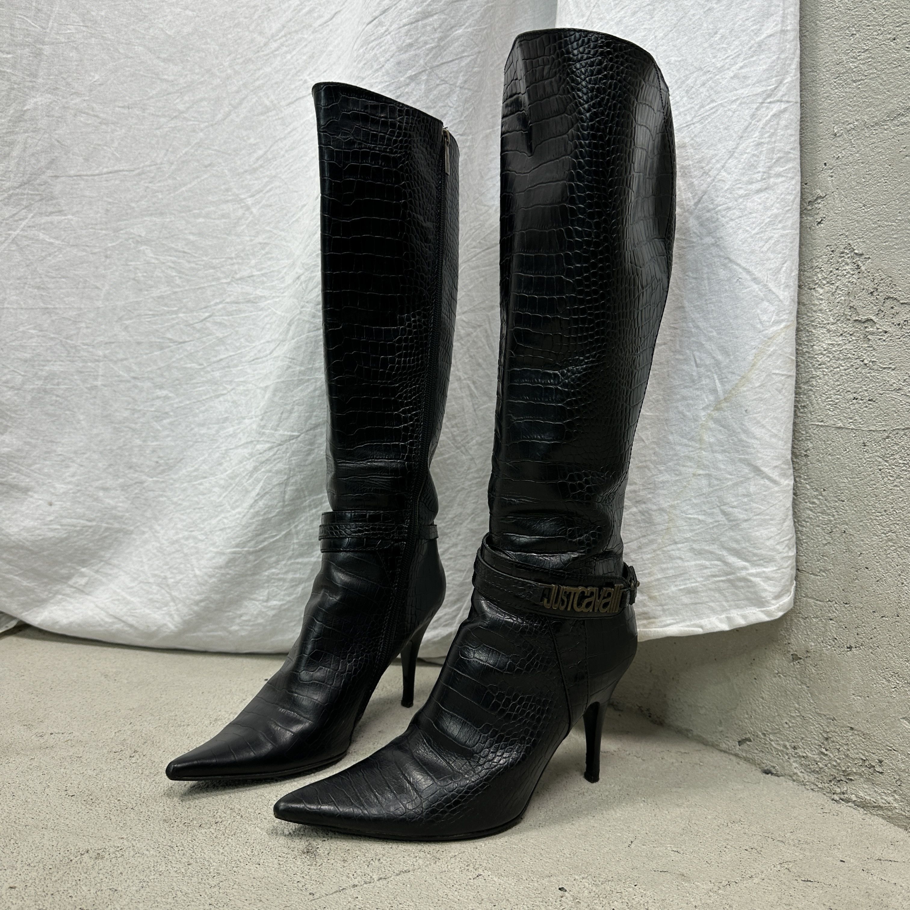 Roberto Cavalli Vintage Avant Garde Opium Roberto Cavalli Boots Y2K Size US 10 / IT 40 - 3 Thumbnail