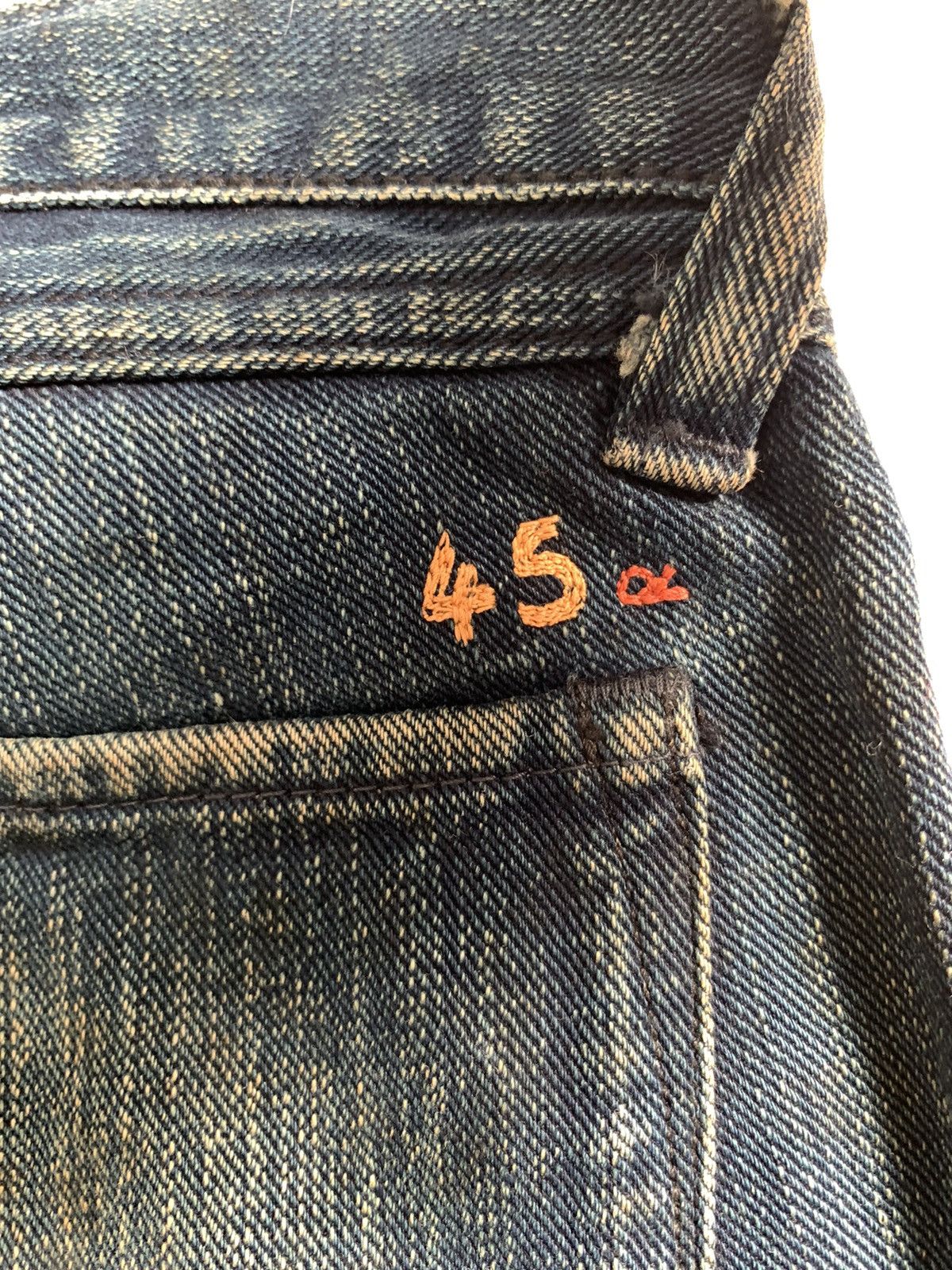 45rpm × Japanese Brand × Le Grande Bleu (L.G.B.) 45Rpm Studio Japan Denim Jeans 🇯🇵👖 Size US 34 / EU 50 - 12 Thumbnail